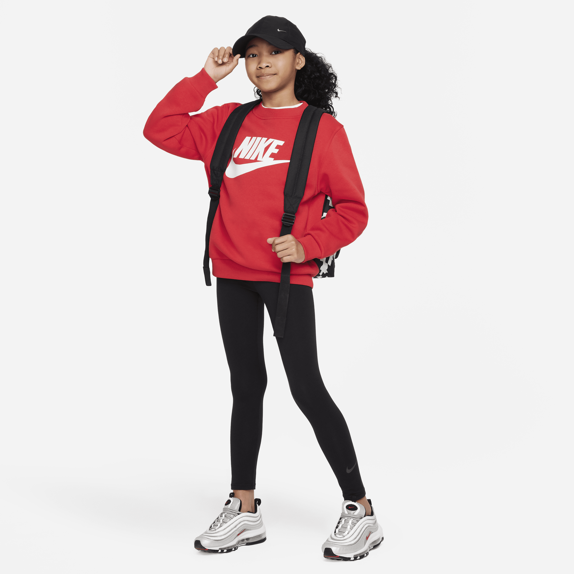 Shop Sportswear Favourites Older Kids' (Girls') High-Waisted Leggings | Nike  KSA