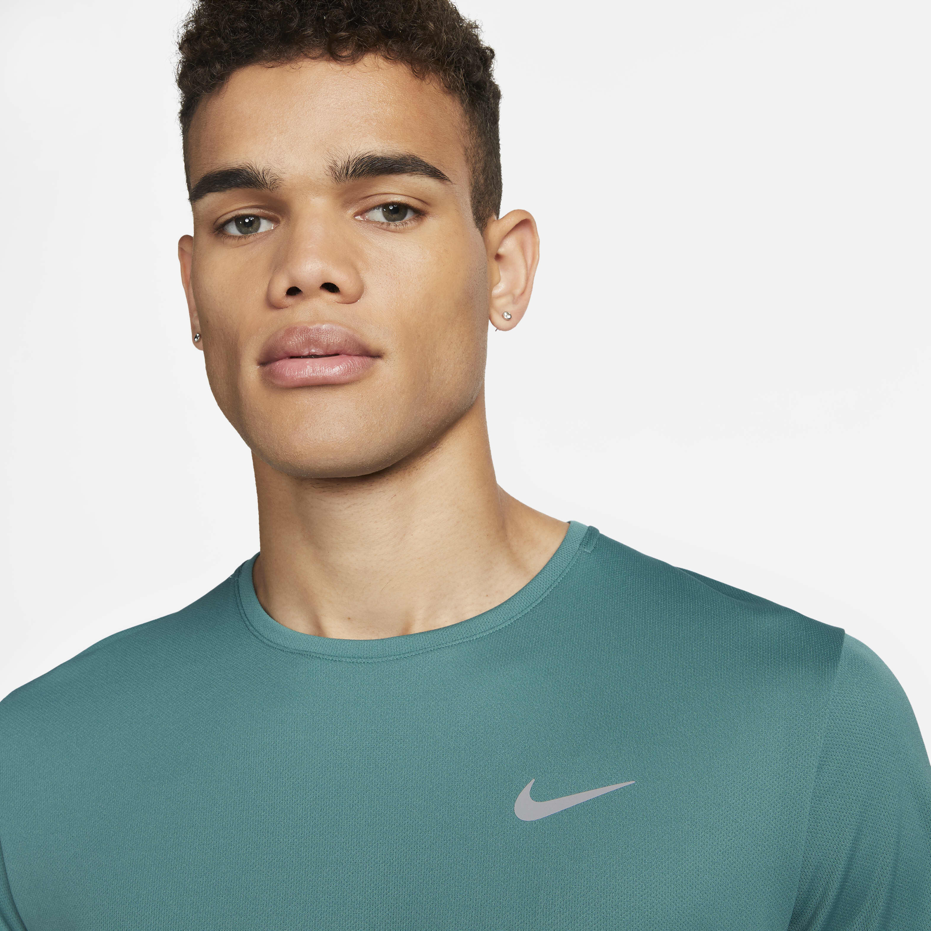 Buy Nike Miler Men's Dri-FIT Short-Sleeve Running Top - Mineral Teal ...
