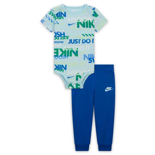 Tracksuits-Nike, Nike Sportswear Playful Exploration, Baby (12-24M) Printed Bodysuit and Pants Set