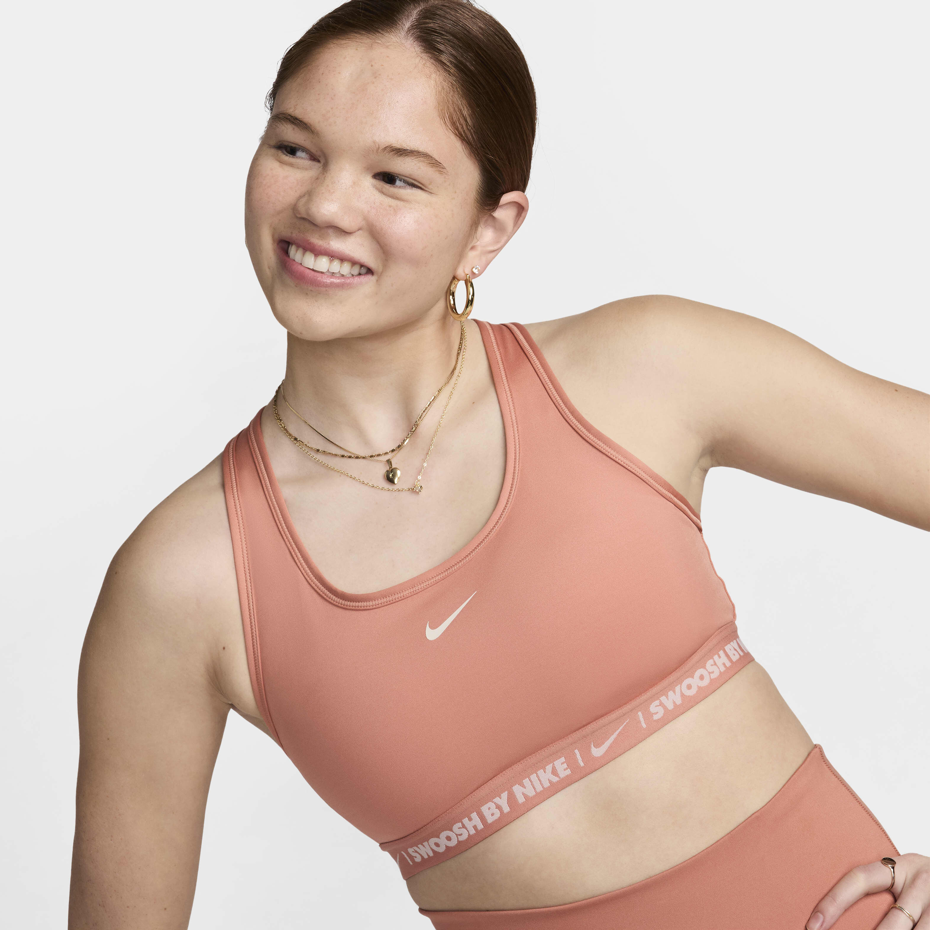 Nike women's swoosh medium support sports bra shop