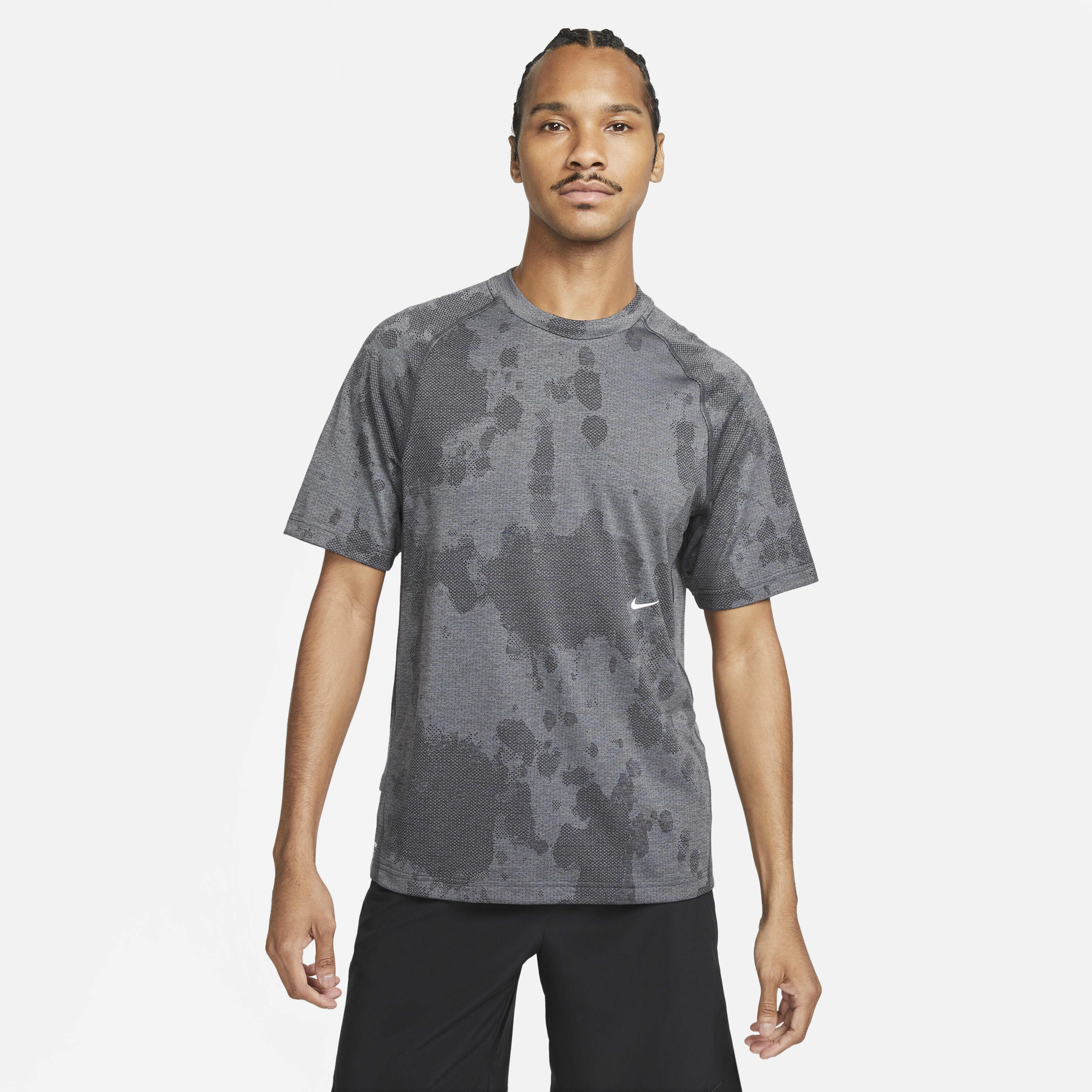 Buy Nike Dri-FIT ADV APS Men's Engineered Short-Sleeve Fitness Top - Iron  Grey/White | Nike Saudi Official