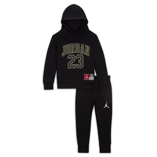 White and gold hot sale jordan tracksuit
