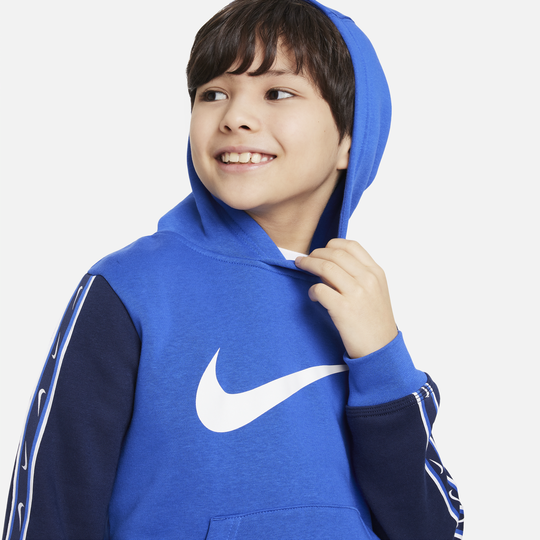 Shop Sportswear Repeat Older Kids Boys Fleece Pullover Hoodie