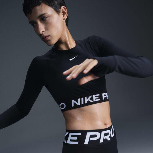 Nike Pro Set-Nike, Nike Pro, Women's Dri-FIT Cropped Long-Sleeve Top Nike Pro Set-Nike, Nike Pro, Women's Dri-FIT Cropped Long-Sleeve Top