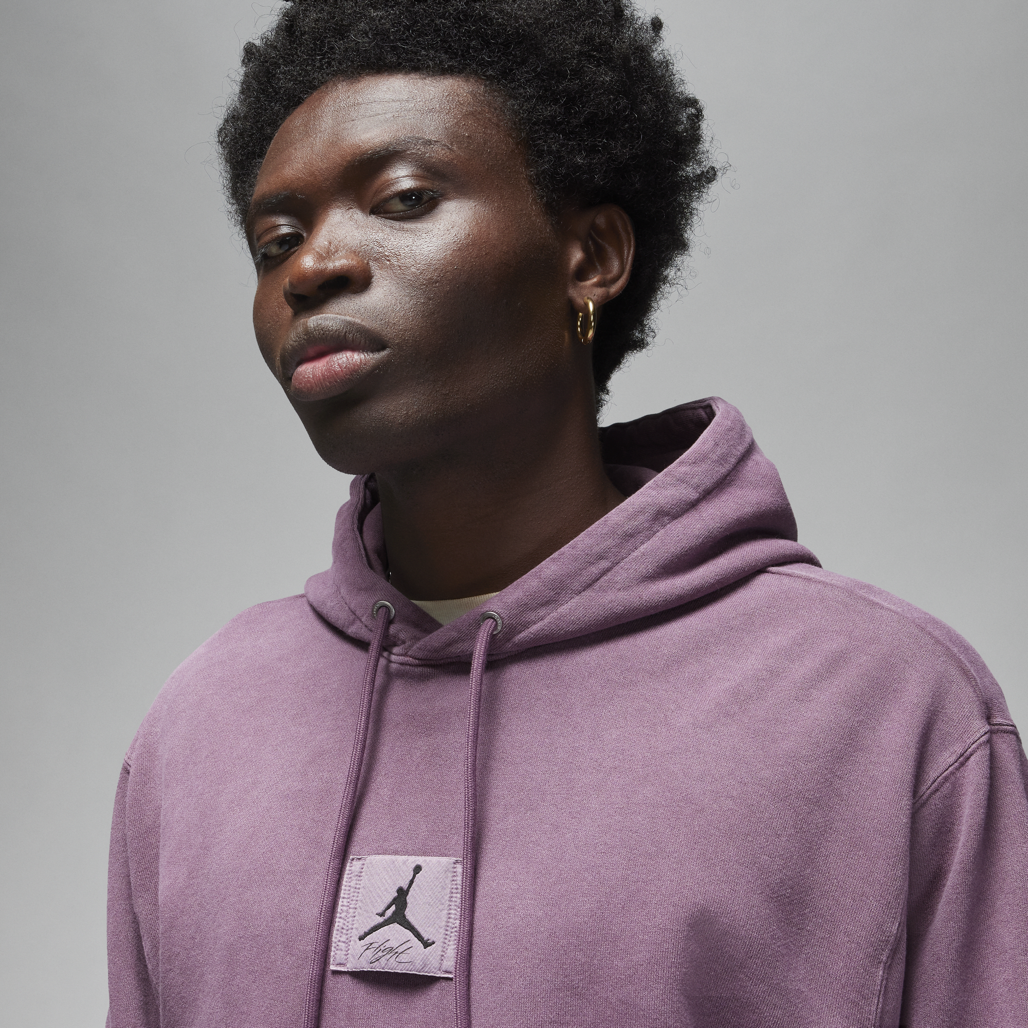 Shop Jordan Essentials Men s Statement Fleece Washed Pullover