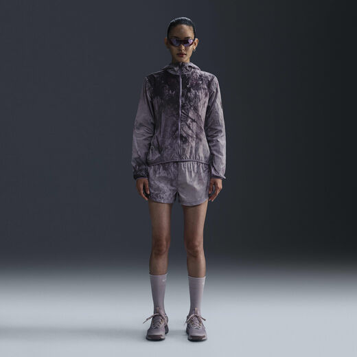 شورتات-نايكي, نايكي تريل, شورت الجري ريبل بريف-لايند بخصر متوسط للنساء - 8 سم (تقريبًا)