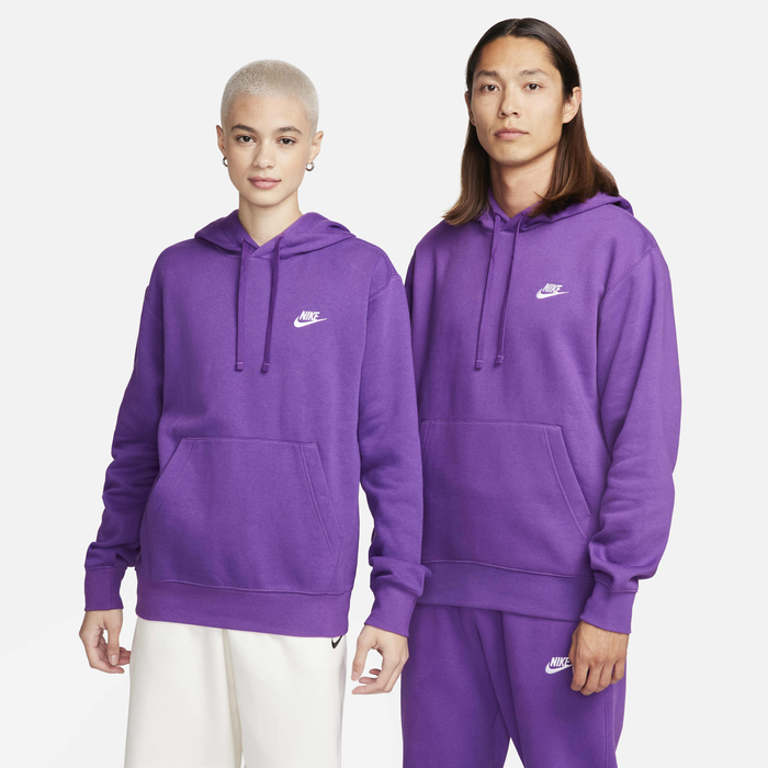 Buy Nike Sportswear Club Fleece Pullover Hoodie Purple Cosmos