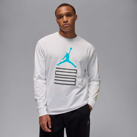Jordan Long Sleeves Shirts-JRDN, Jordan Brooklyn, Men's AJ11 Graphic Long-Sleeve T-Shirt