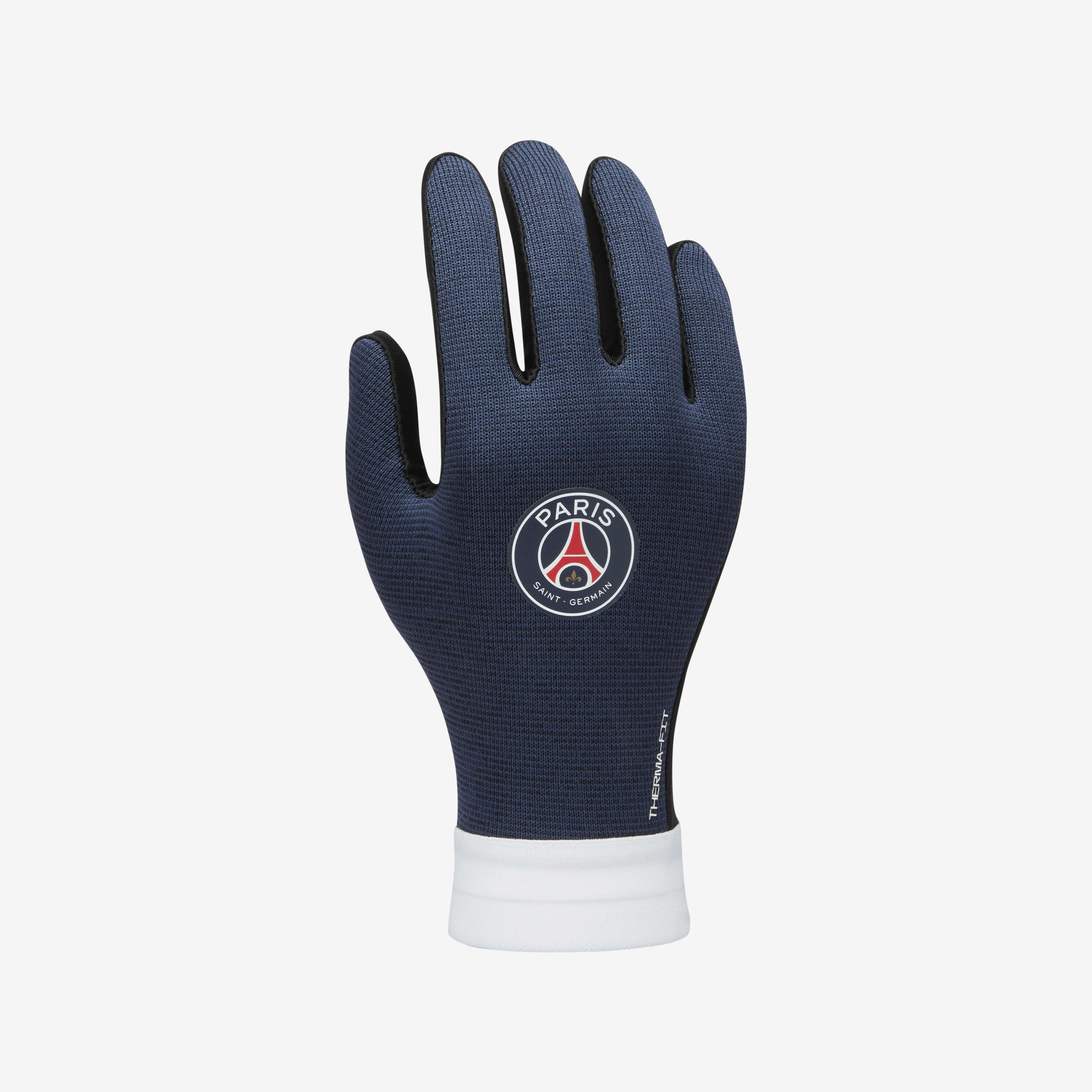 Buy Paris Saint Germain Academy Kids Jordan Therma FIT Football Gloves Black Midnight Navy White Nike Saudi Official