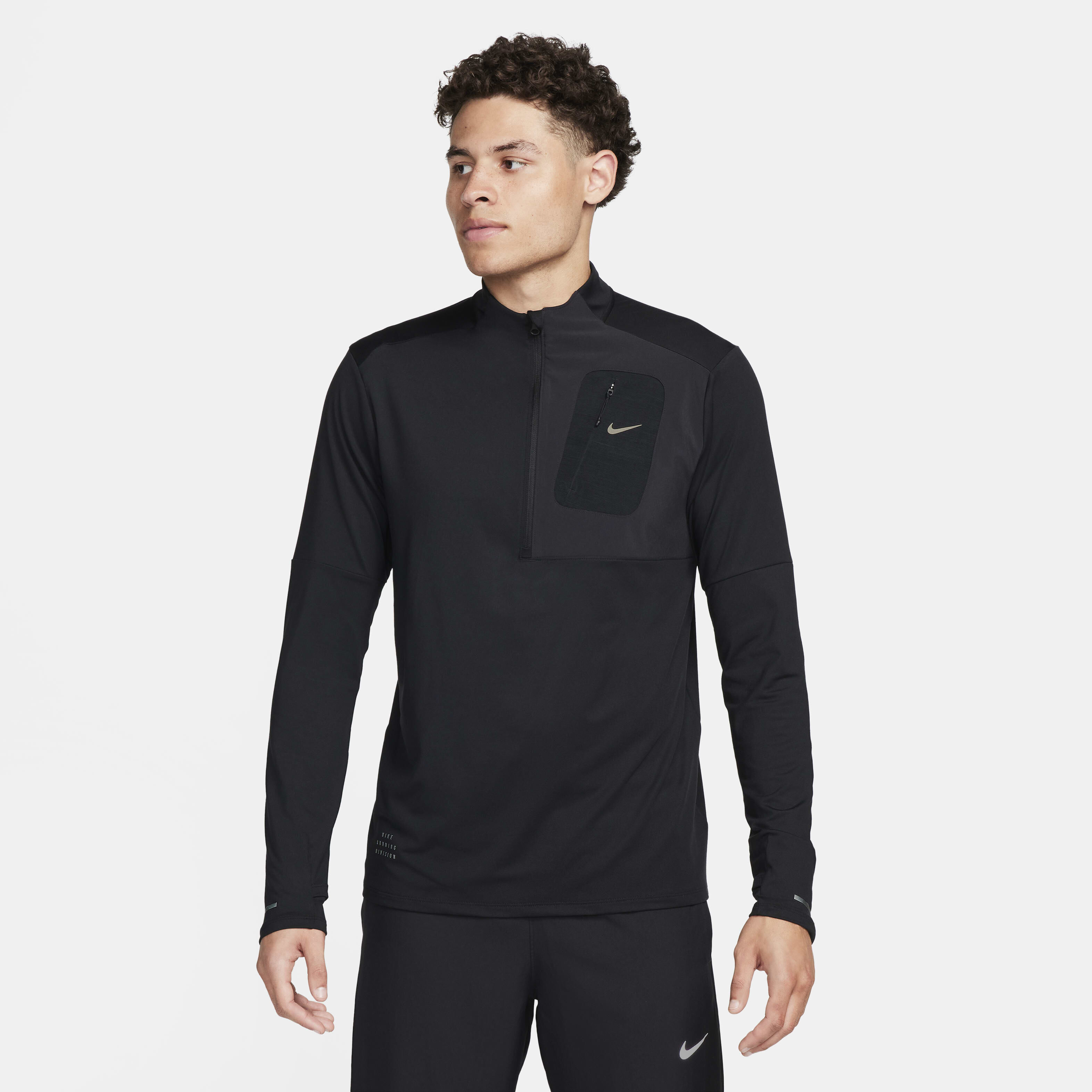 Buy Nike Running Division Men s Dri FIT UV 1 2 Zip Running Top Nike Saudi Official