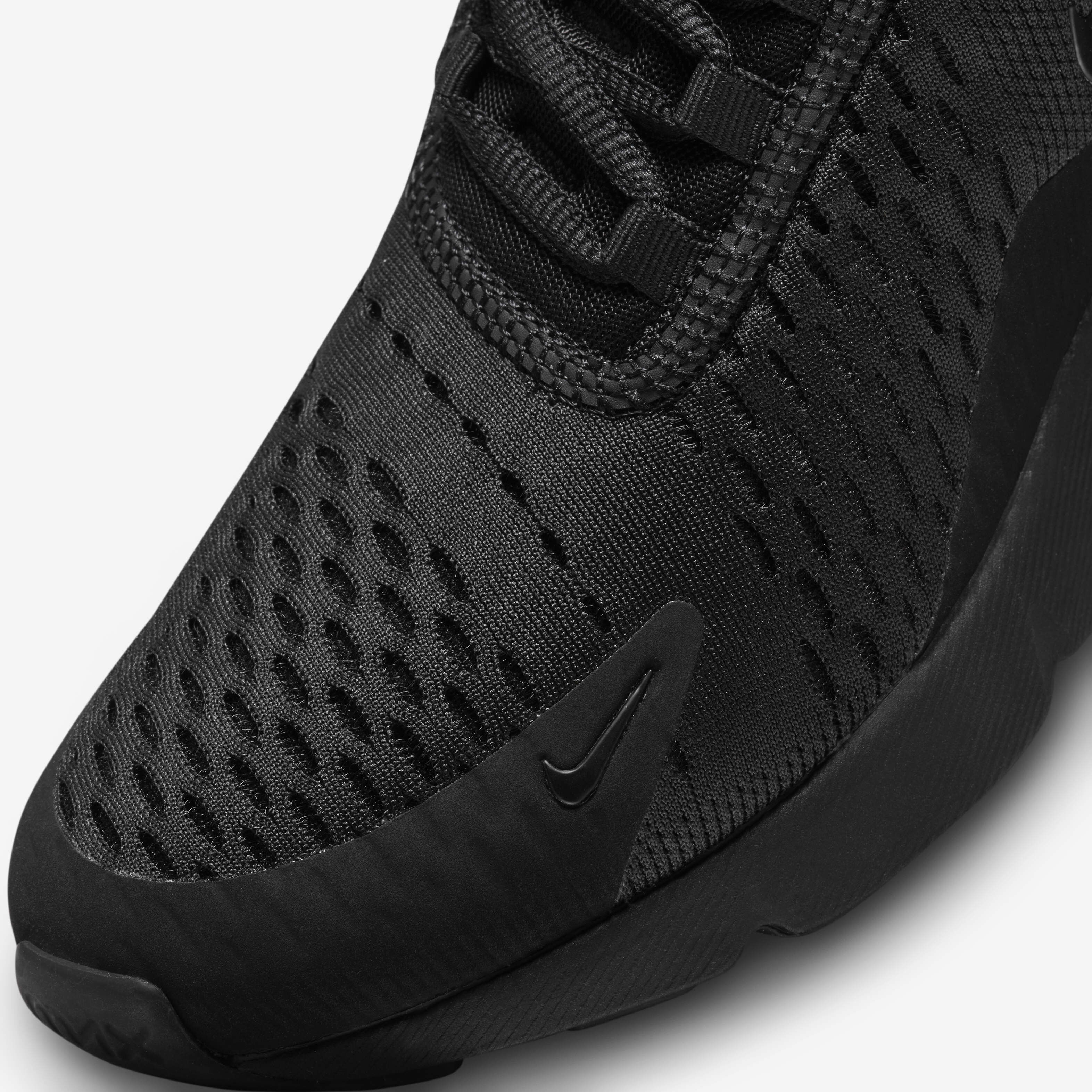 Pure black nike shoes on sale