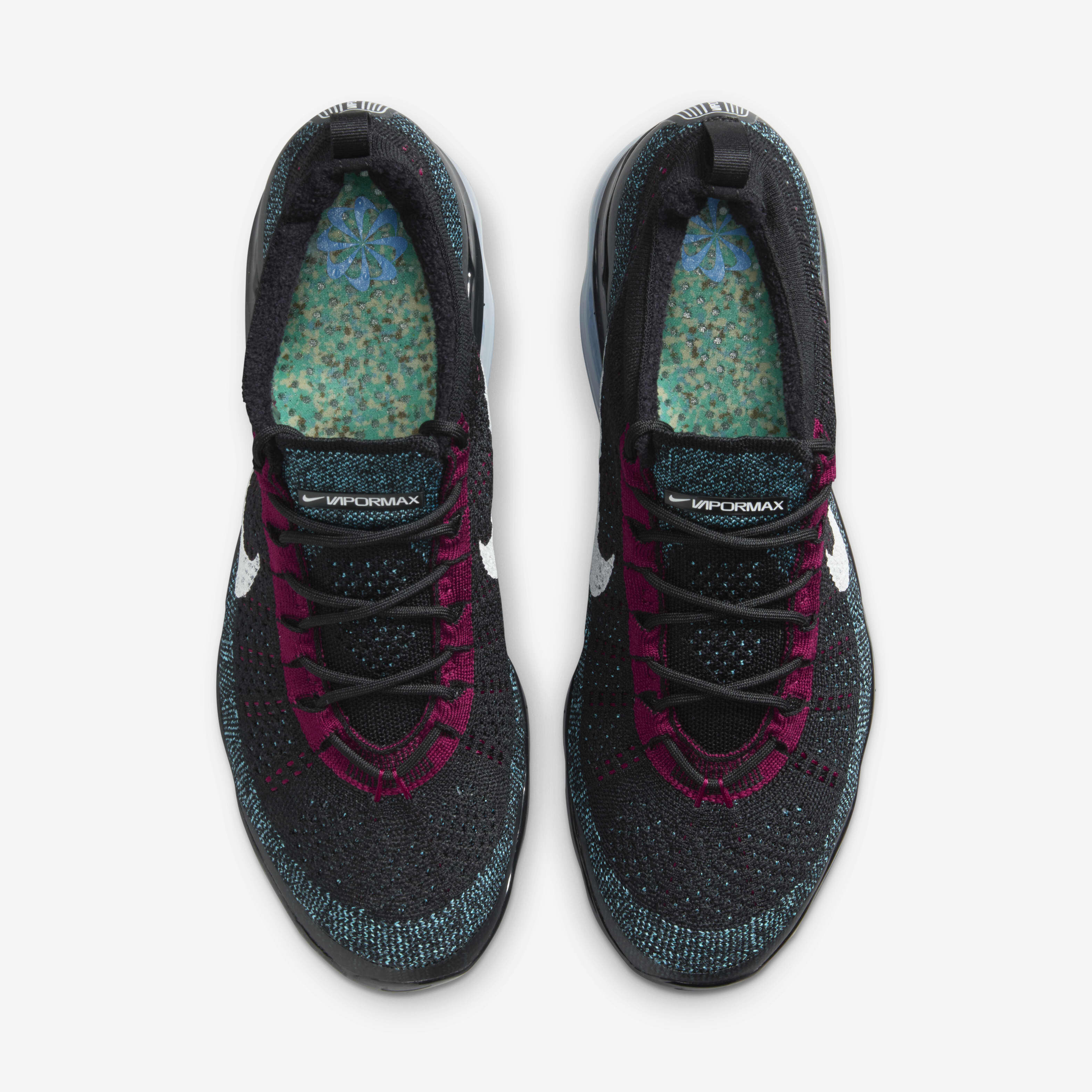Buy Nike Air VaporMax 2023 Flyknit Men s Shoes Black Team Red University Blue White Nike Saudi Official