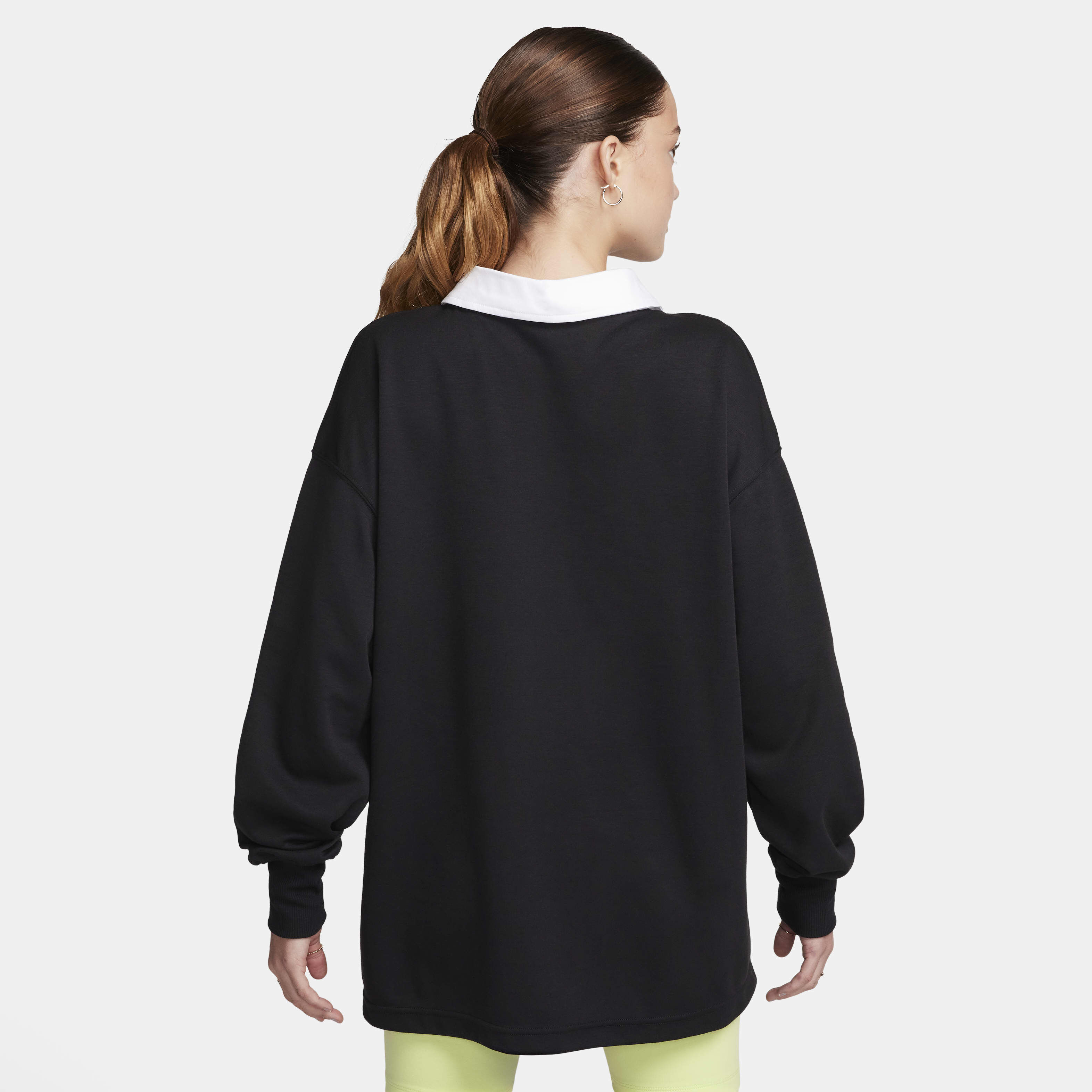 ★ Nike★ Sportswear Essentials Oversized Long Sleeve Polo Nike Sportswear Essential Women's Oversized Long-Sleeve Polo