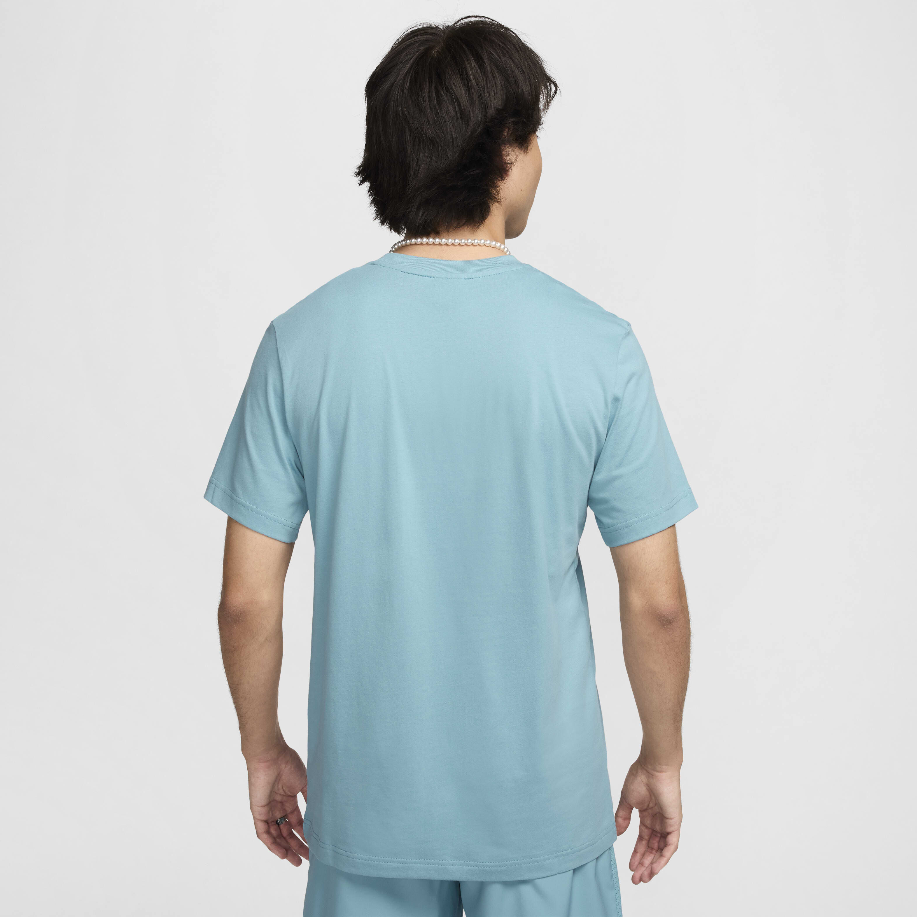 ★Nike★ Sportswear T-shirt M Denim Turquoise HJ0733464 HJ07 Nike Sportswear Futura T Shirt Denim Turquoise | Mainline
