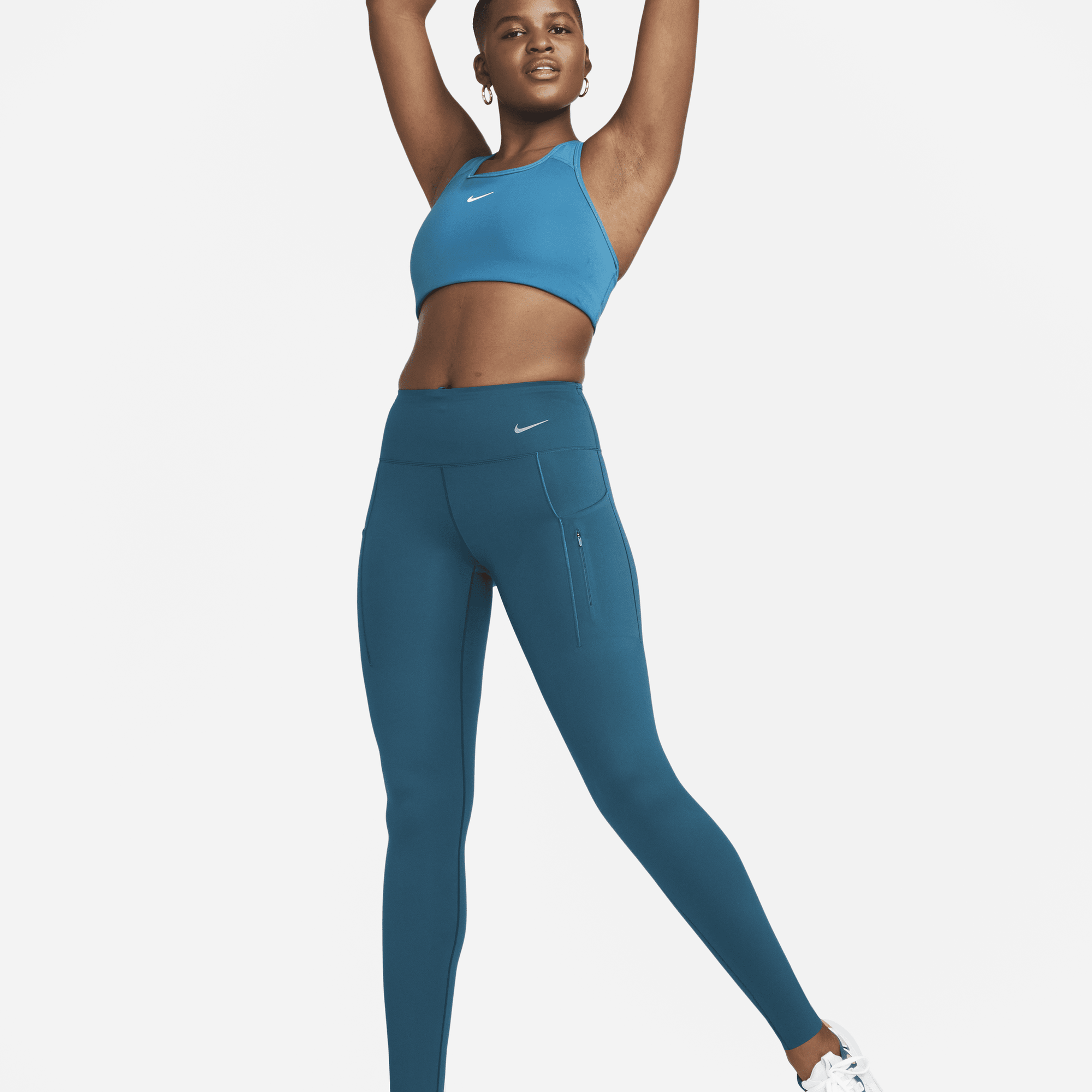 Nike women's running tights new arrivals with zipper