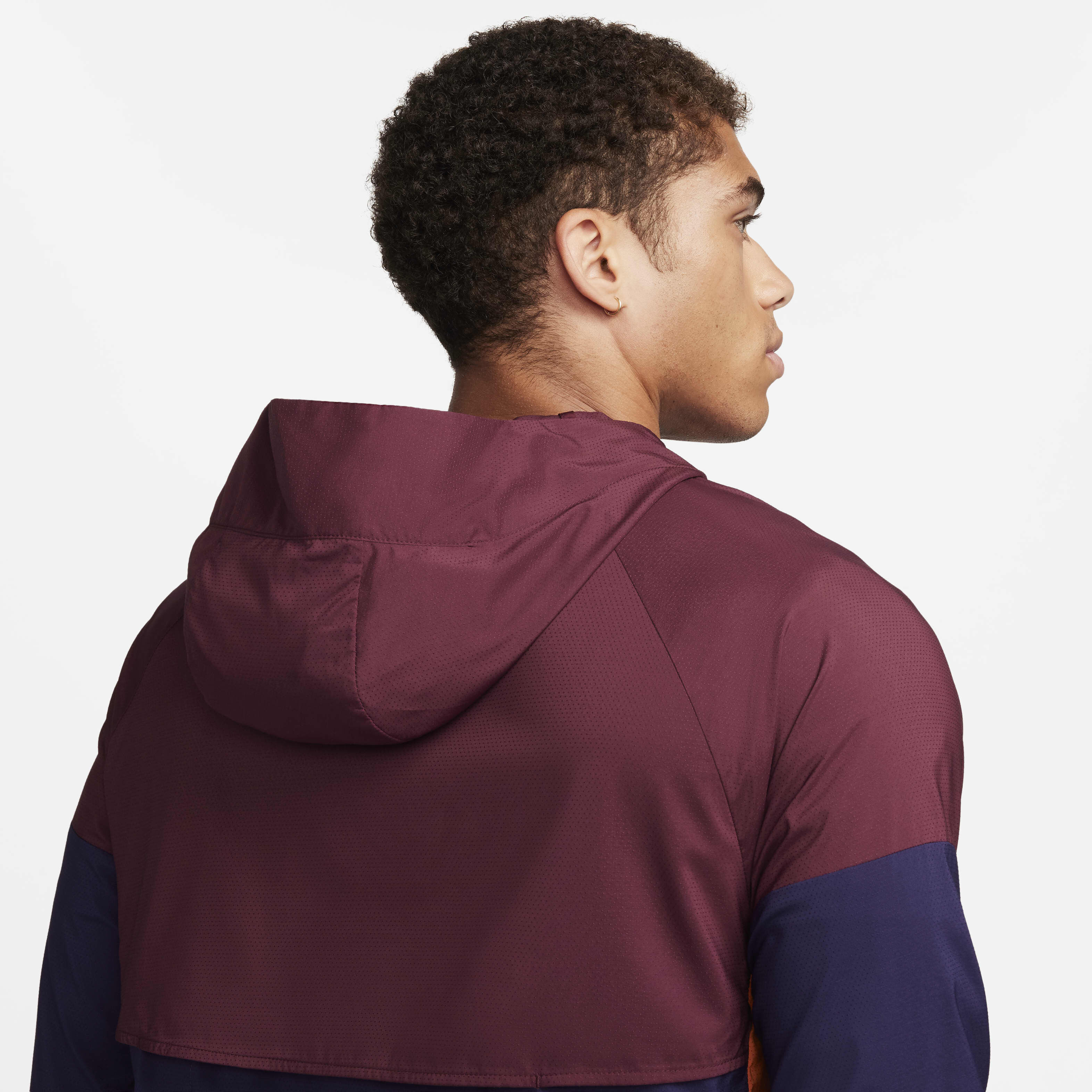 Maroon nike windbreaker hotsell