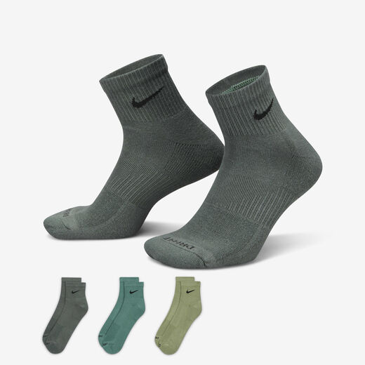 Men's Ankle Socks Sale-Nike, Nike Everyday Plus Cushioned, Training Ankle Socks (3 Pairs)