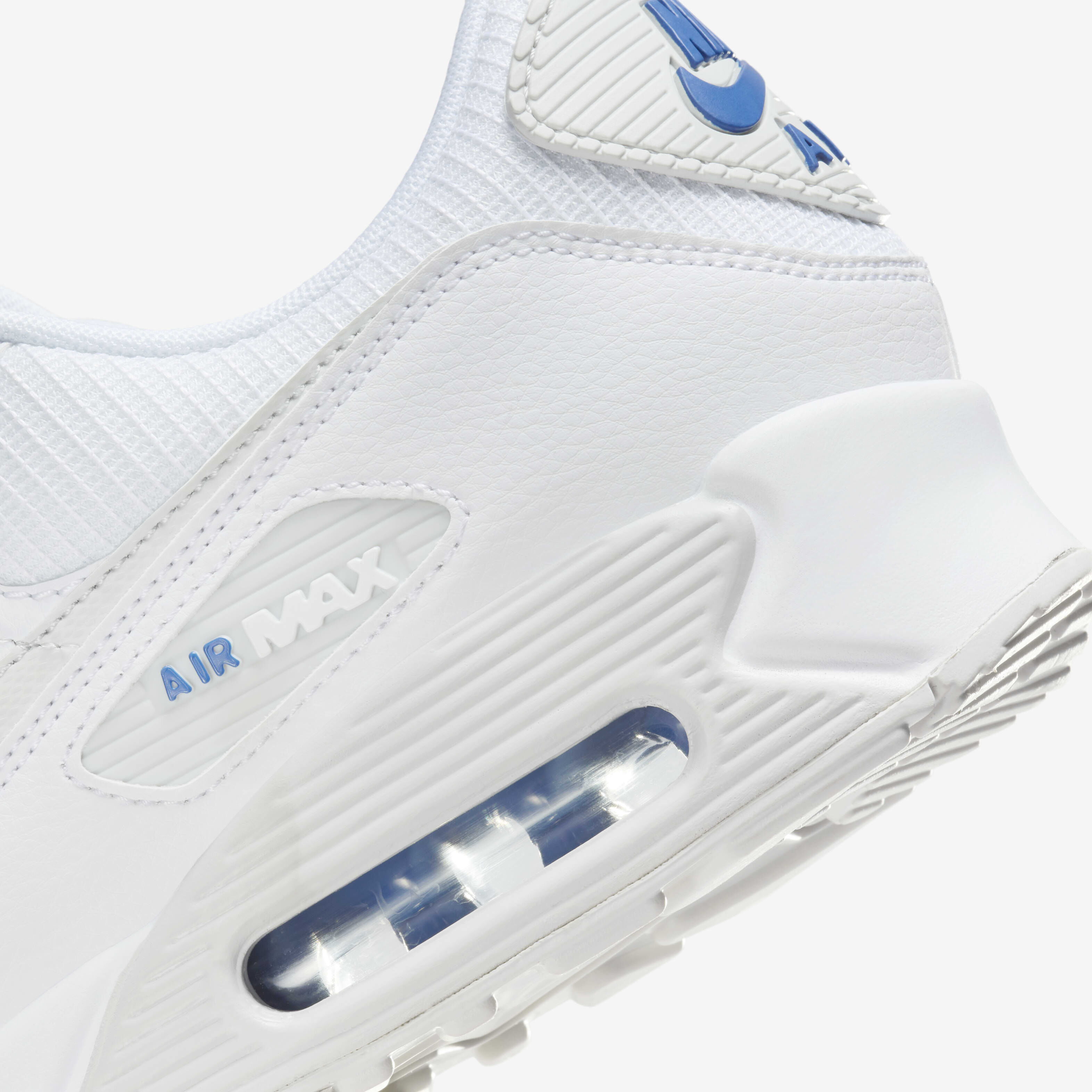 Nike air max 90 white blue tint hotsell