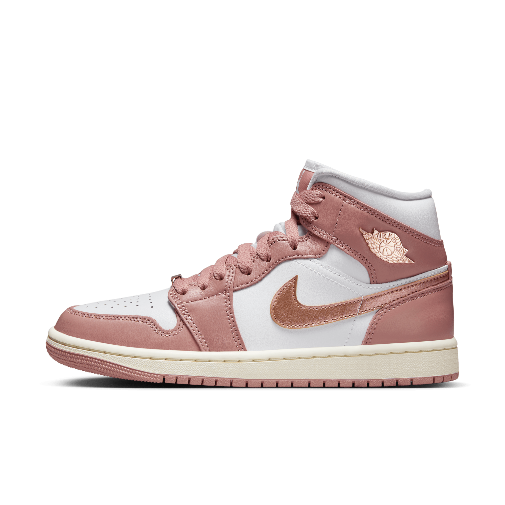 Jordan 1 sales pink gold