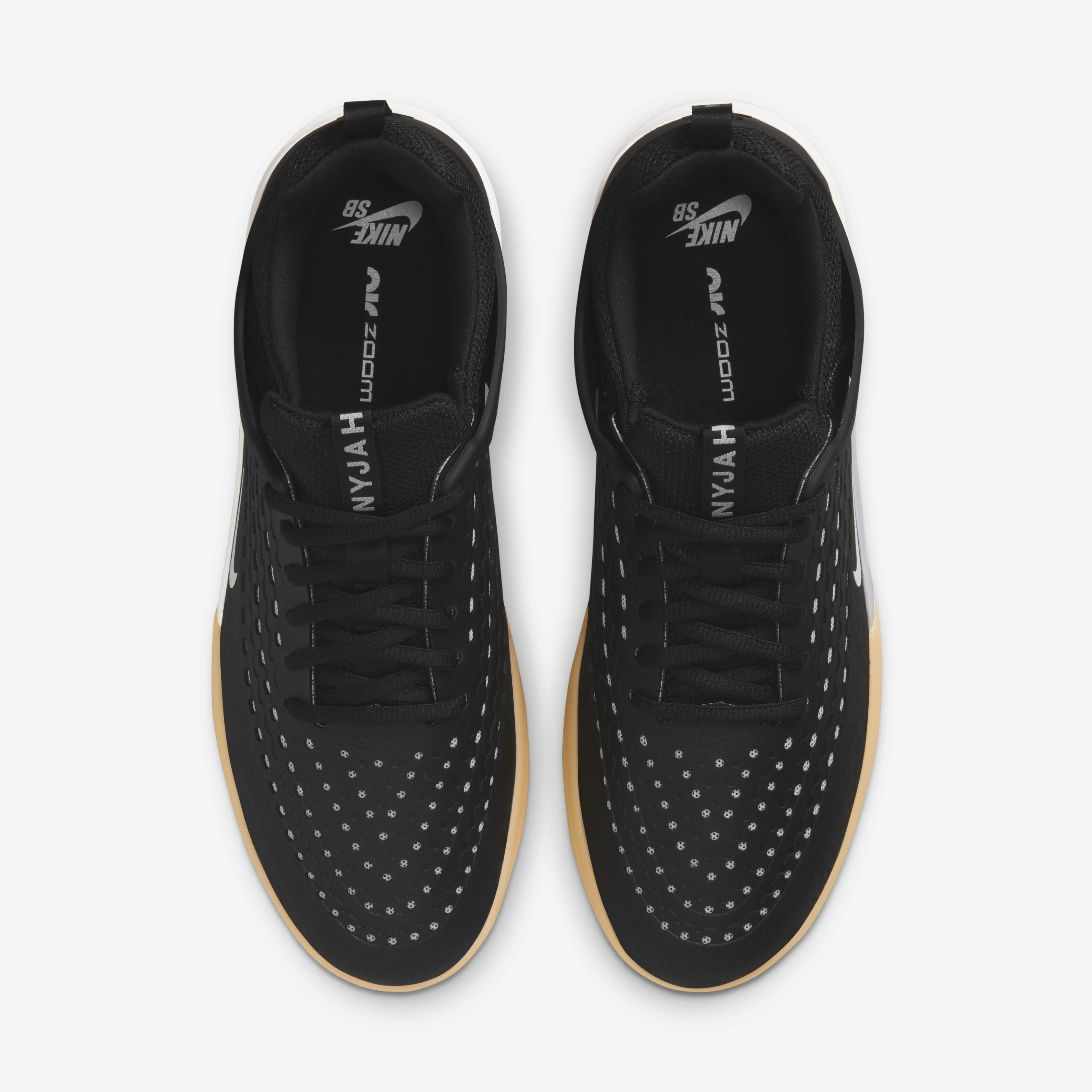 Buy Nike SB Zoom Nyjah 3 Skate Shoes Black Black White White Nike Saudi Official