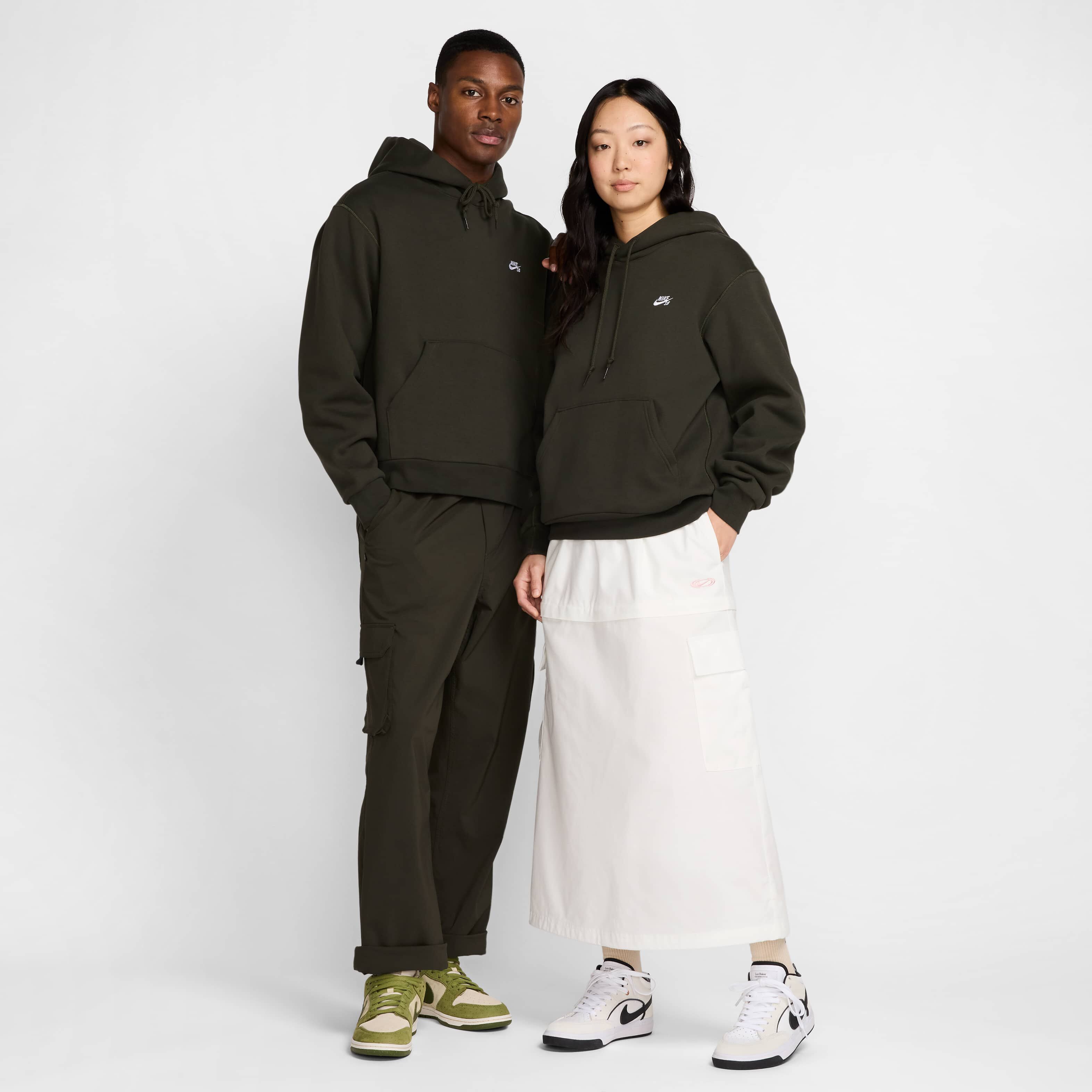 【18％OFF】 Buy Nike Sequoia/White - Hoodie Skate Pullover Fleece SB スノーボード