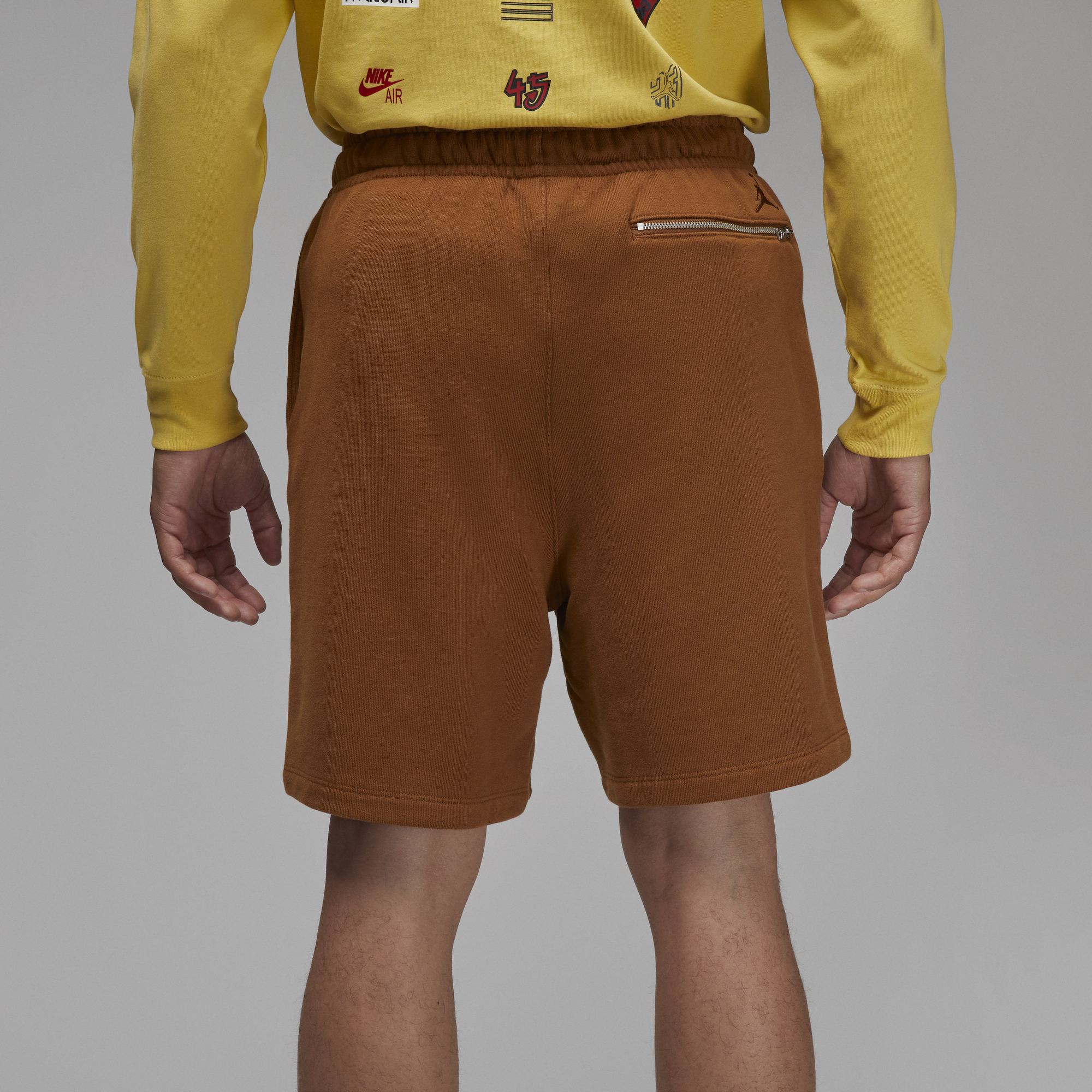 Shop Air Jordan Wordmark Men s Fleece Shorts Nike KSA