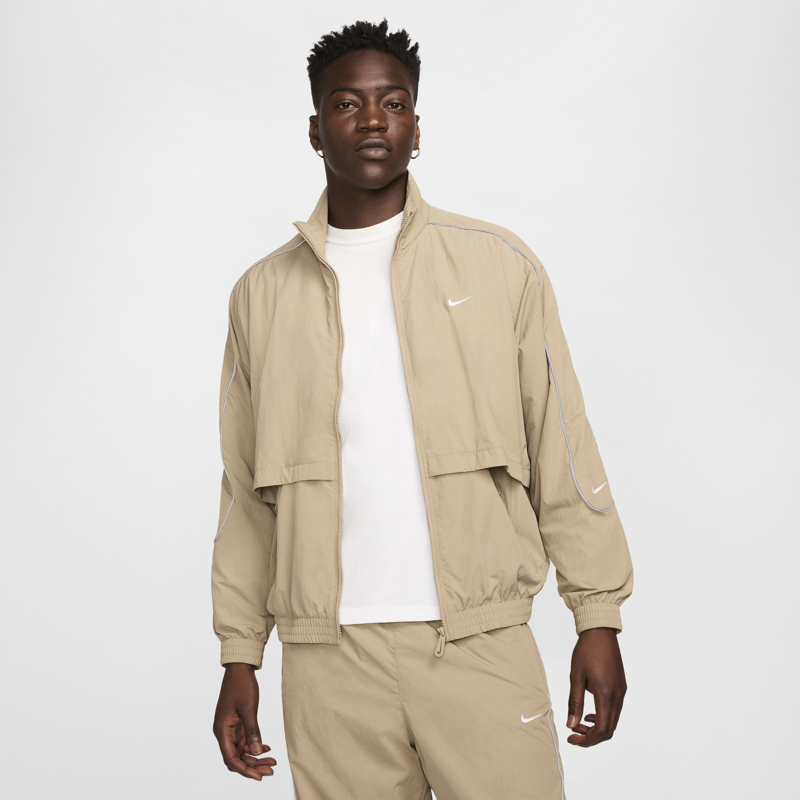 Buy Nike Sportswear Solo Swoosh Men s Woven Tracksuit Jacket Nike Saudi Official