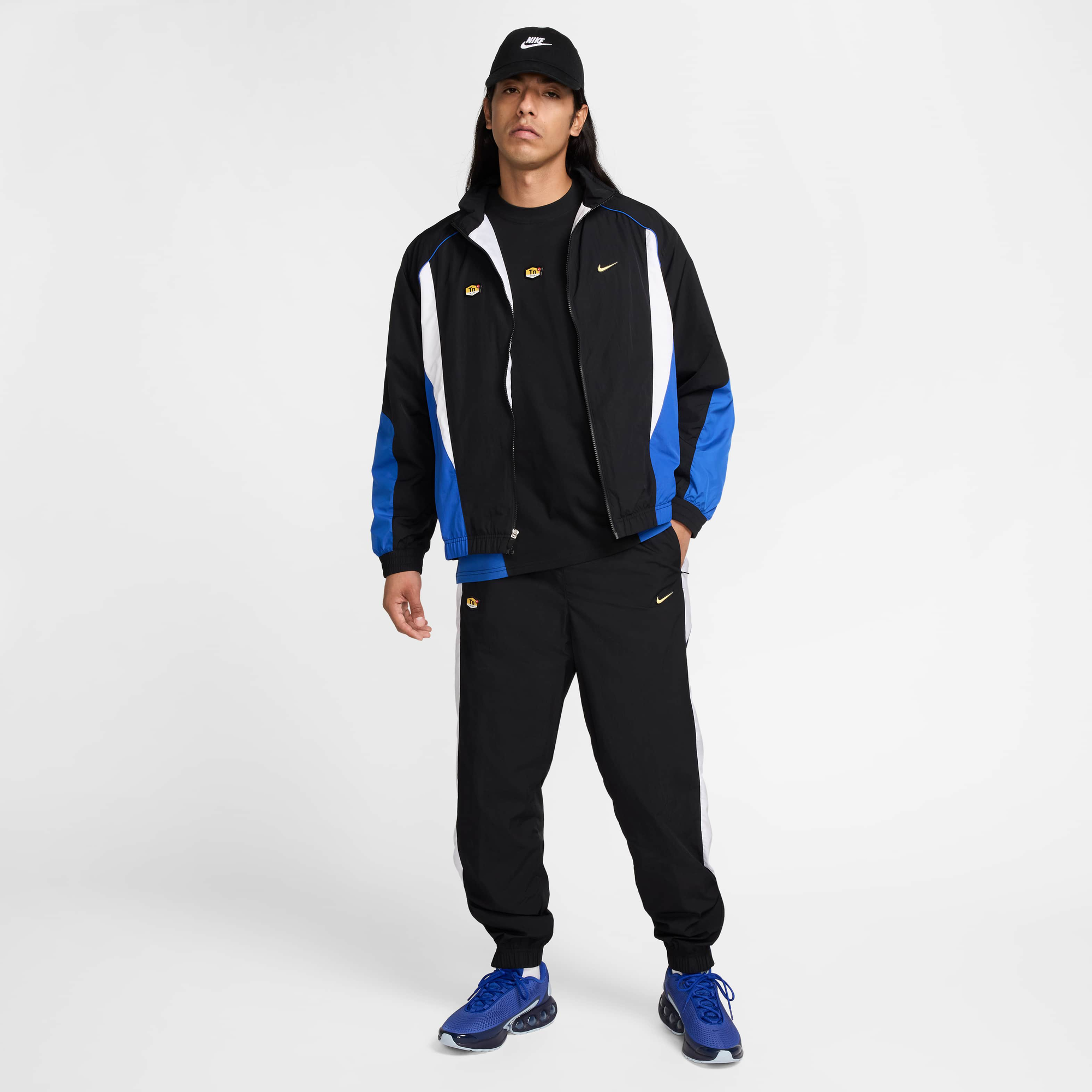 Buy Nike Sportswear Men's Woven Track Jacket - Black/Game
