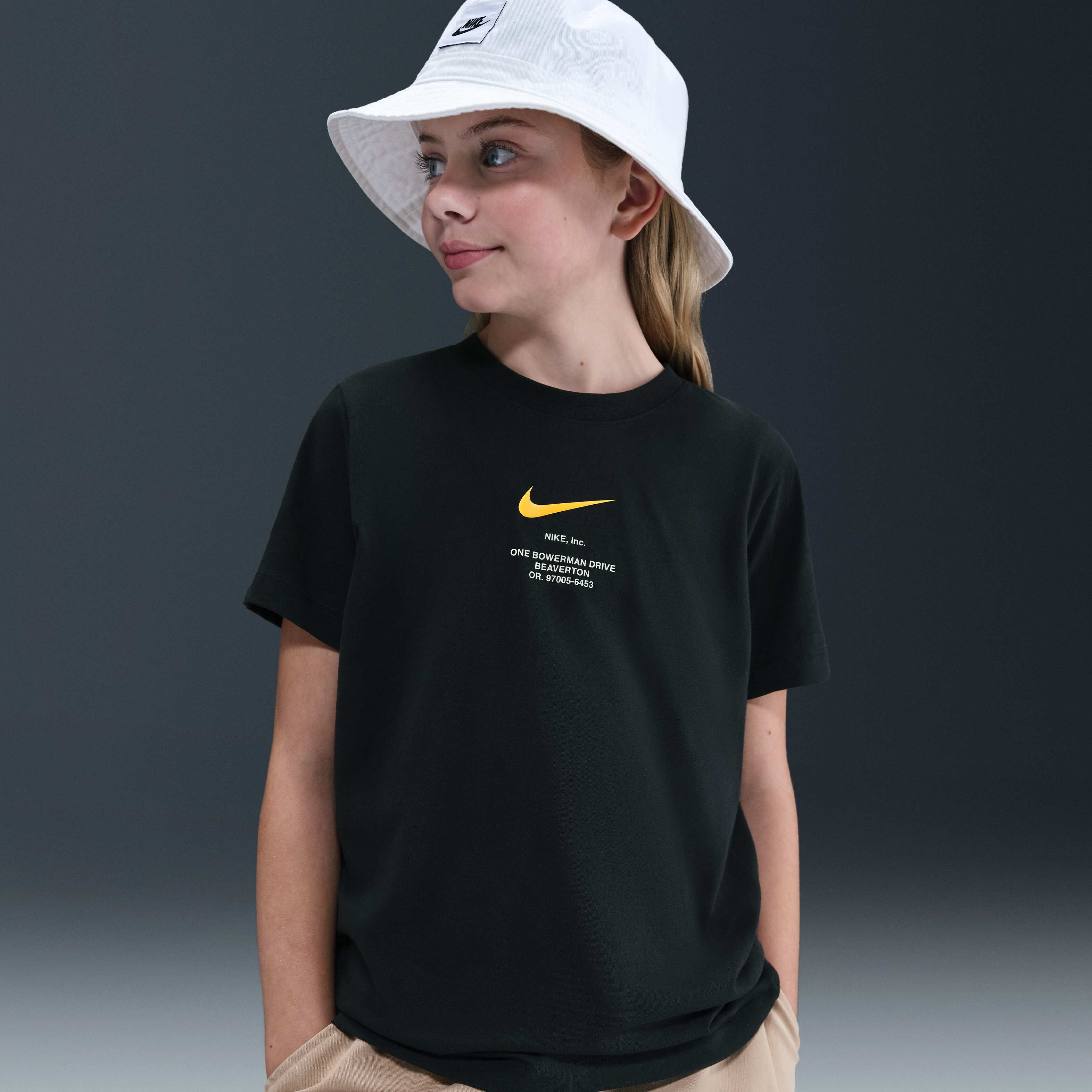 Buy Nike Sportswear Older Kids' (Boys') T-Shirt - Black