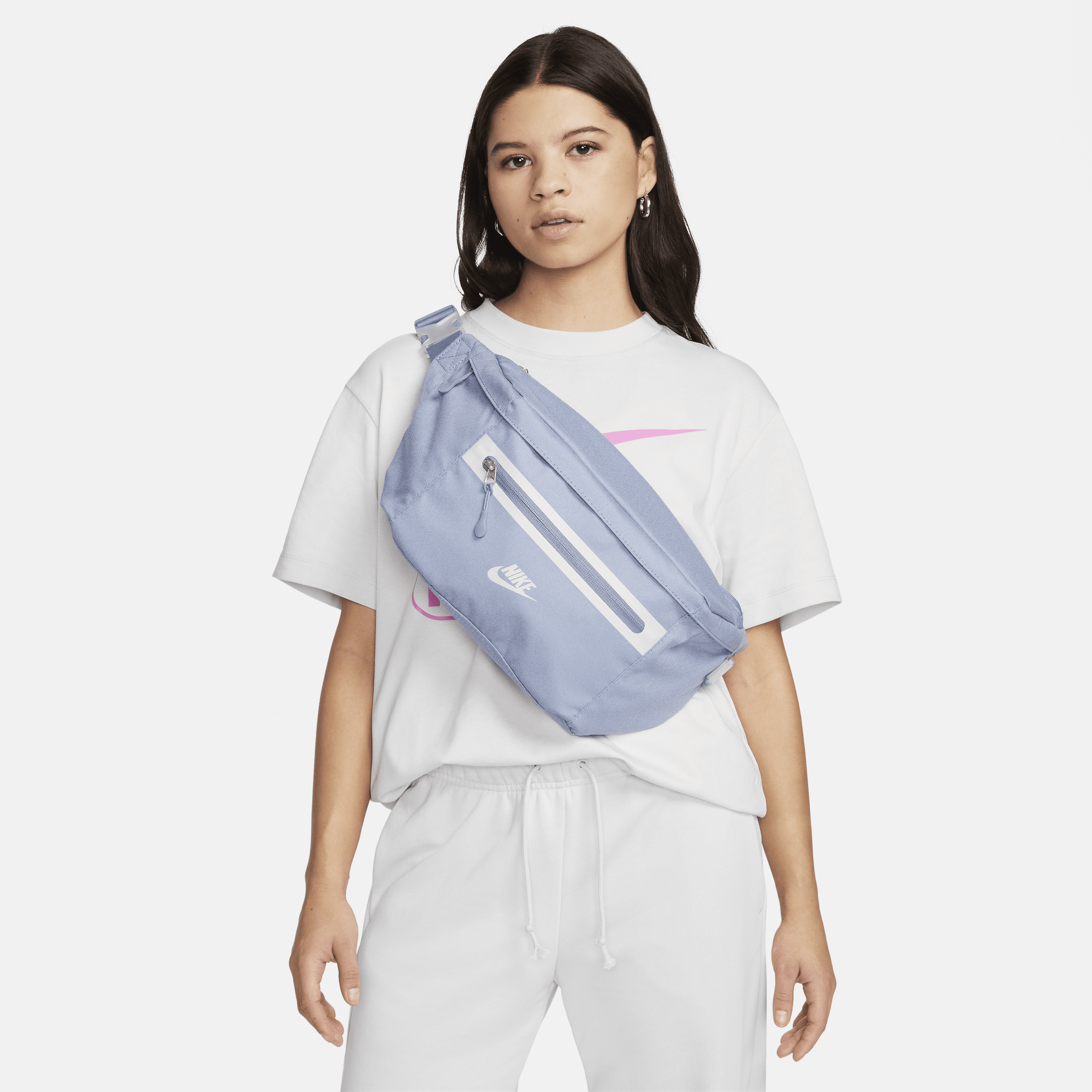 Nike nk tech top hip pack white