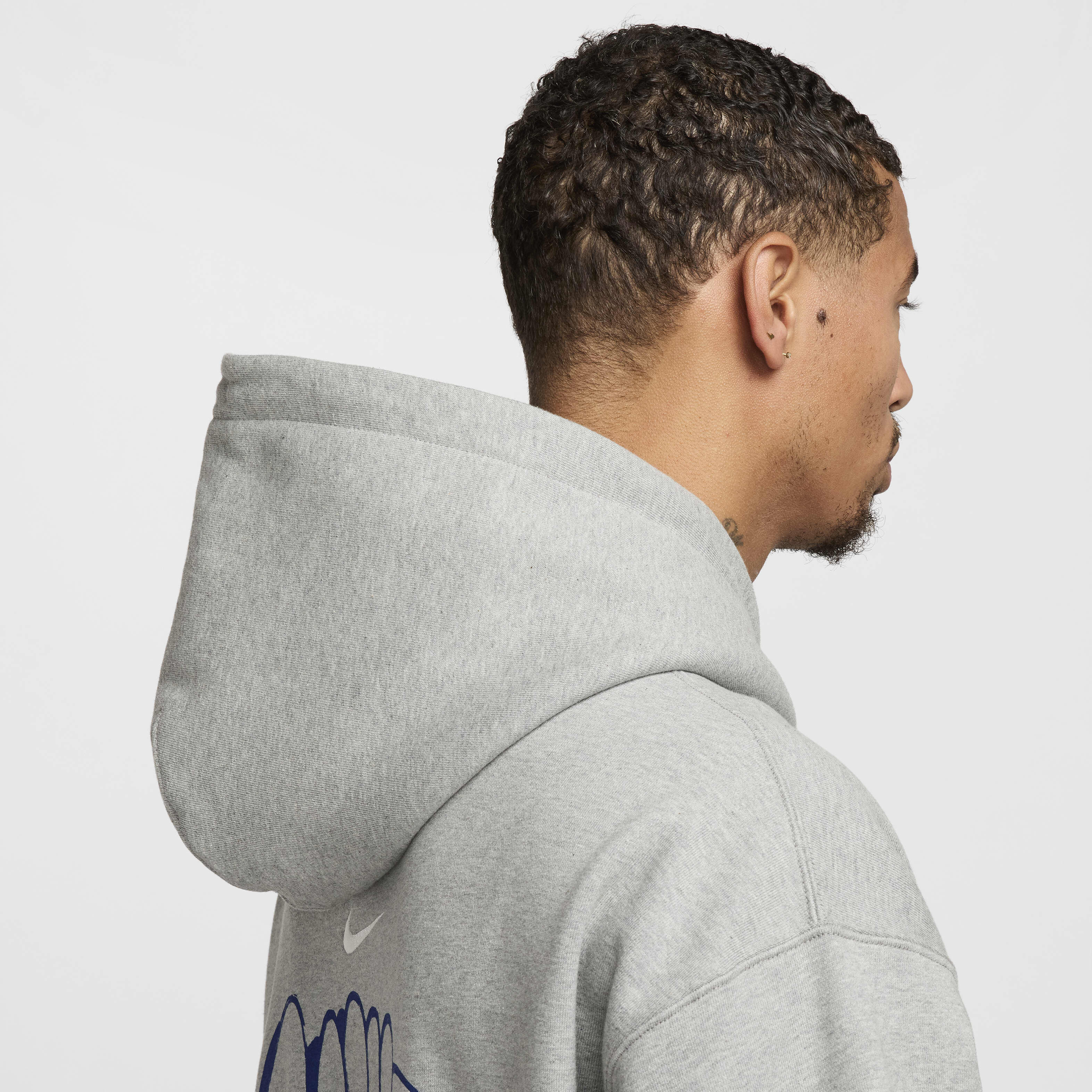 Buy Nike Solo Swoosh Men's Fleece Hoodie - Dark Grey Heather