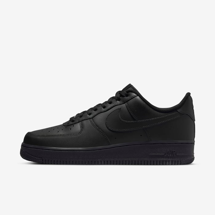 Buy Nike Air Force '07 Men's Shoes Black/Black Nike Saudi