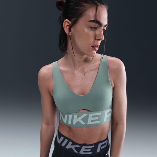Strength Training-Nike, Nike Pro Indy Plunge, Women's Medium-Support Padded Sports Bra Strength Training-Nike, Nike Pro Indy Plunge, Women's Medium-Support Padded Sports Bra