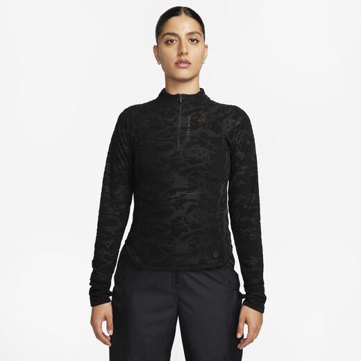 T-Shirts & Tops-Nike, Nike Trail, Women's Dri-FIT 1/4-Zip Mid Layer Trail Top