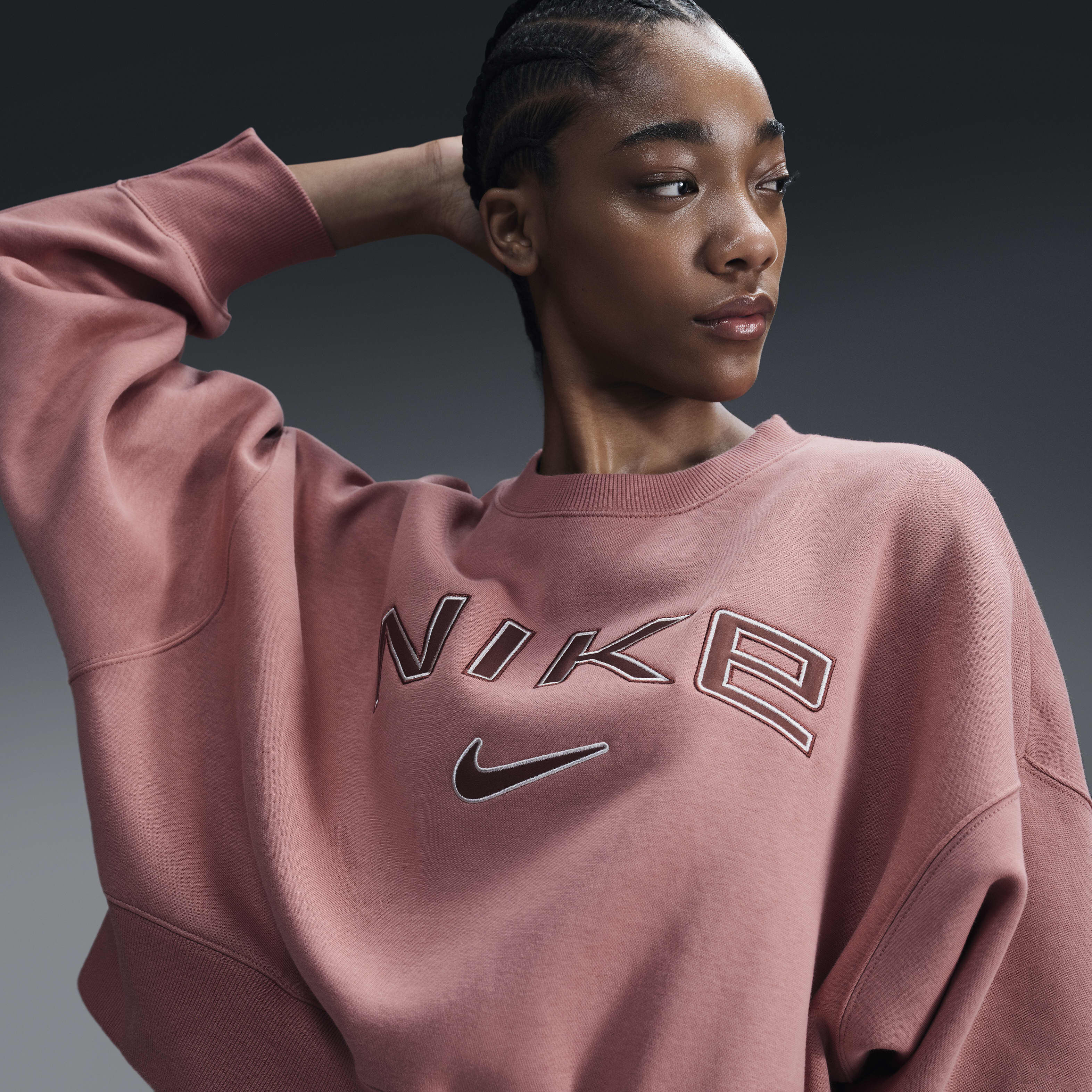 Nike crew neck womens sweatshirt best sale