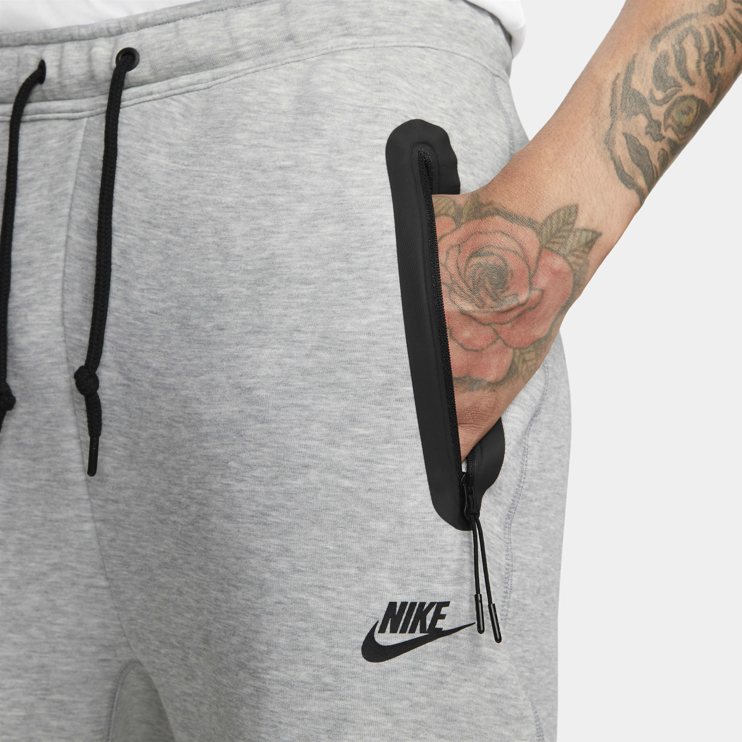 Grey nike tech tracksuit bottoms hot sale