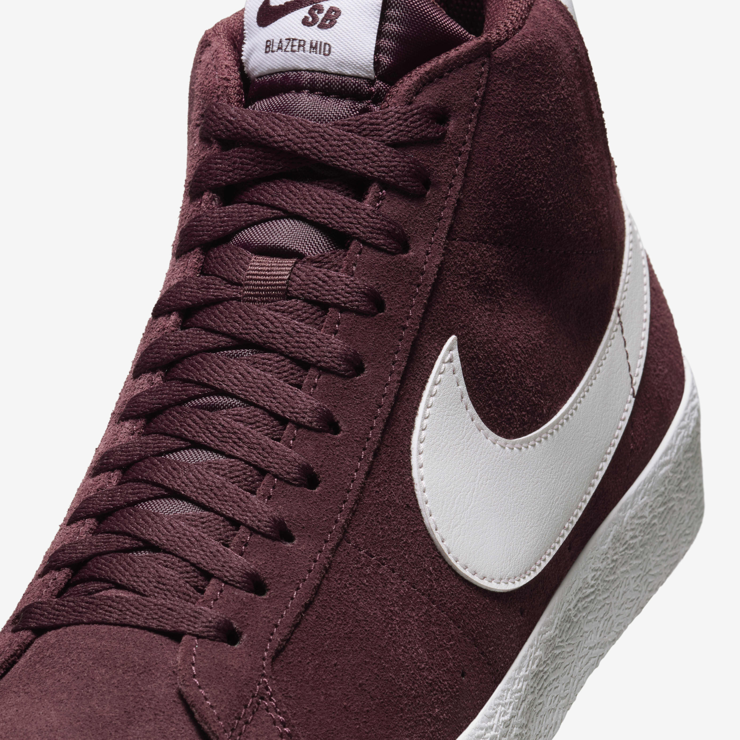 Buy Nike SB Zoom Blazer Mid Skate Shoes Burgundy Crush Burgundy Crush Summit White Summit White Nike Saudi Official