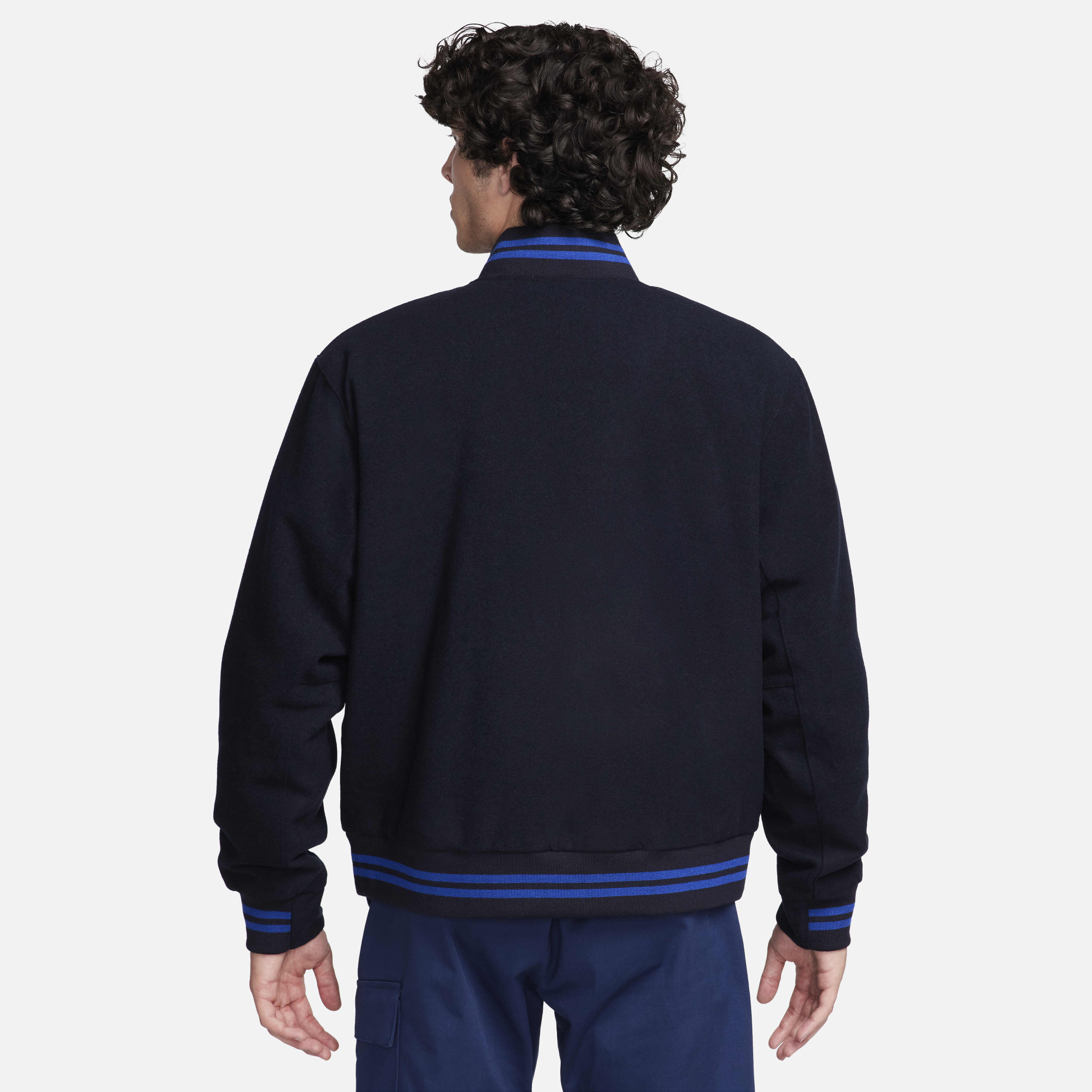 Buy Chelsea F.C. Men's Nike Football Varsity Jacket - Pitch