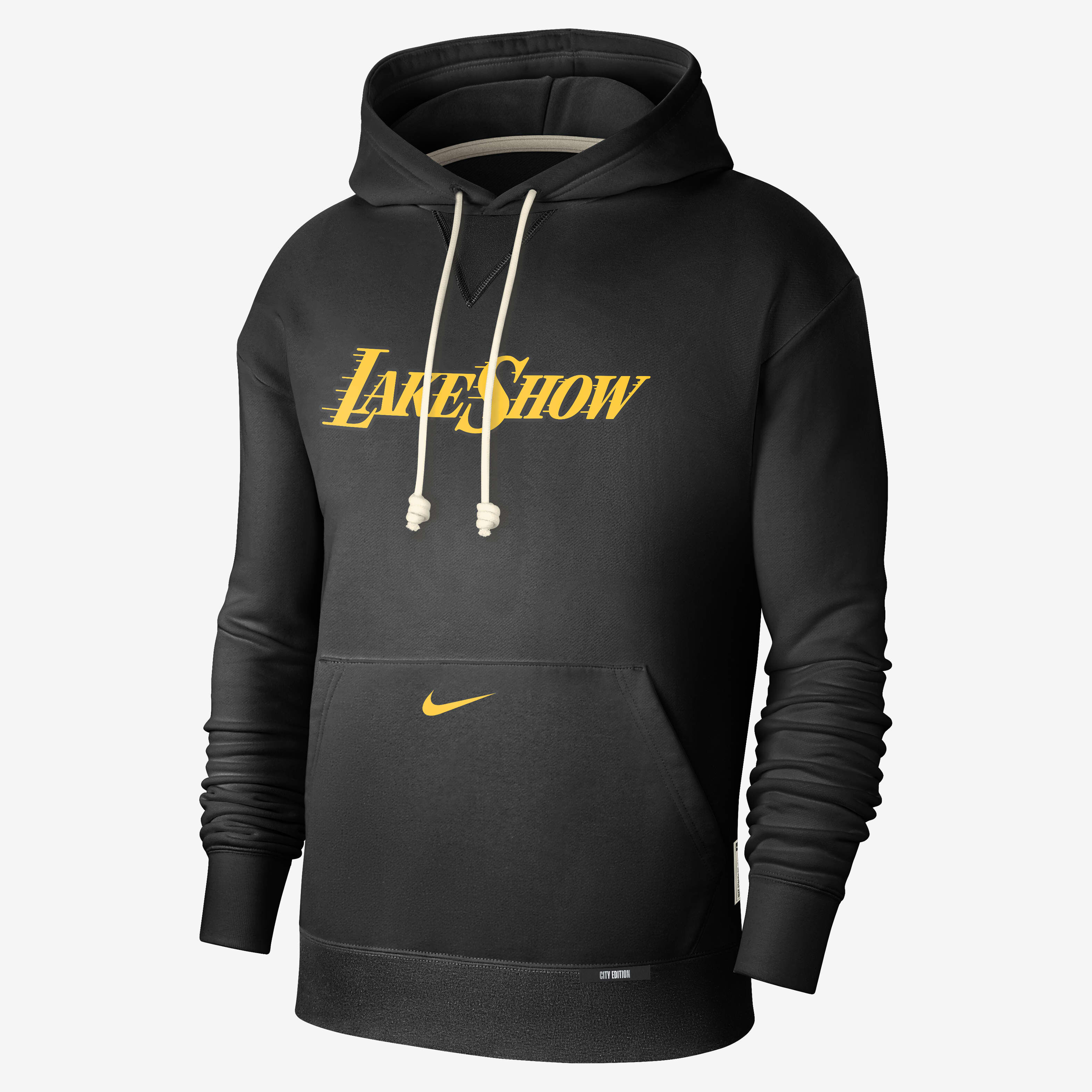 Buy Los Angeles Lakers Standard Issue City Edition Men s Nike Dri FIT NBA Courtside Hoodie Nike Saudi Official