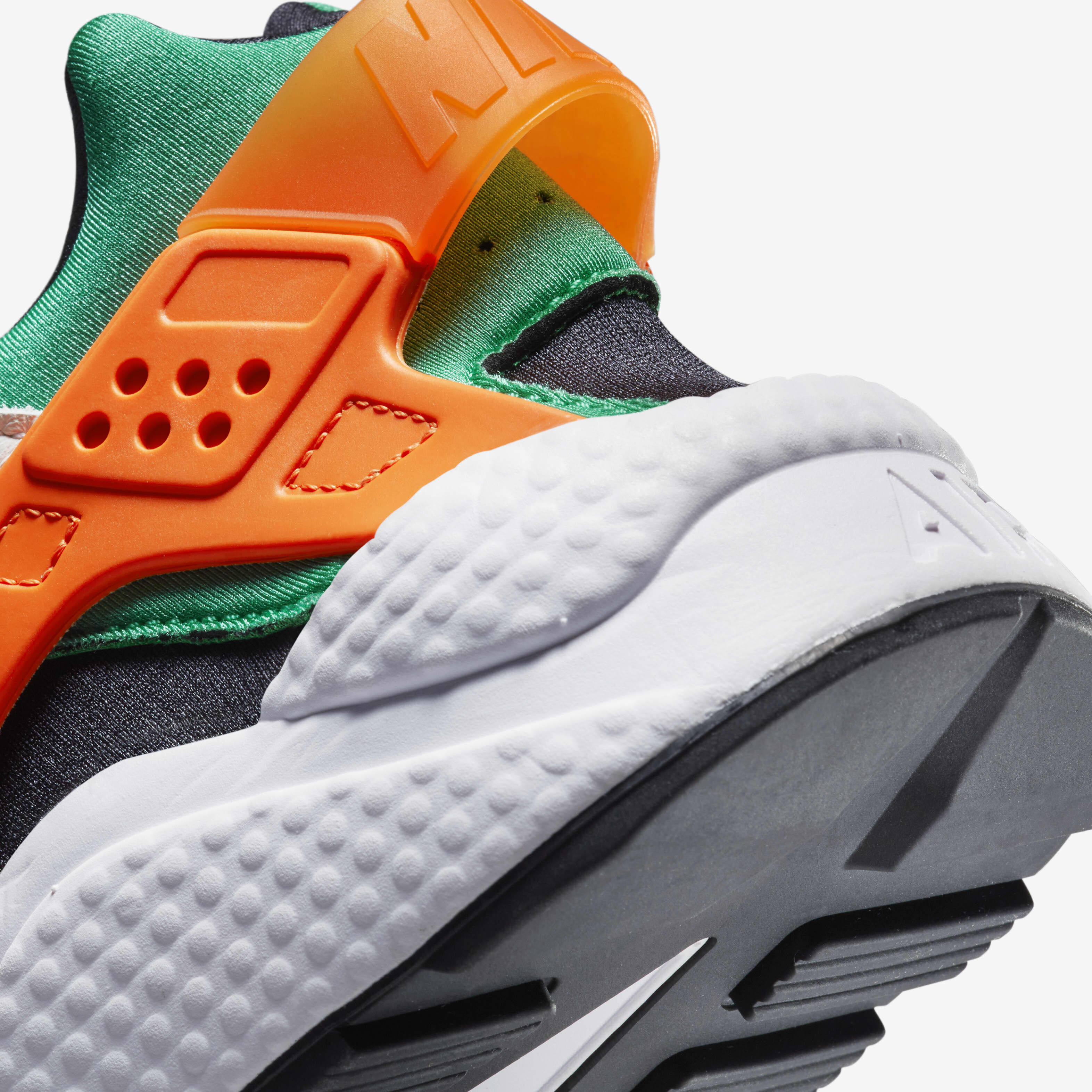 huarache green and white