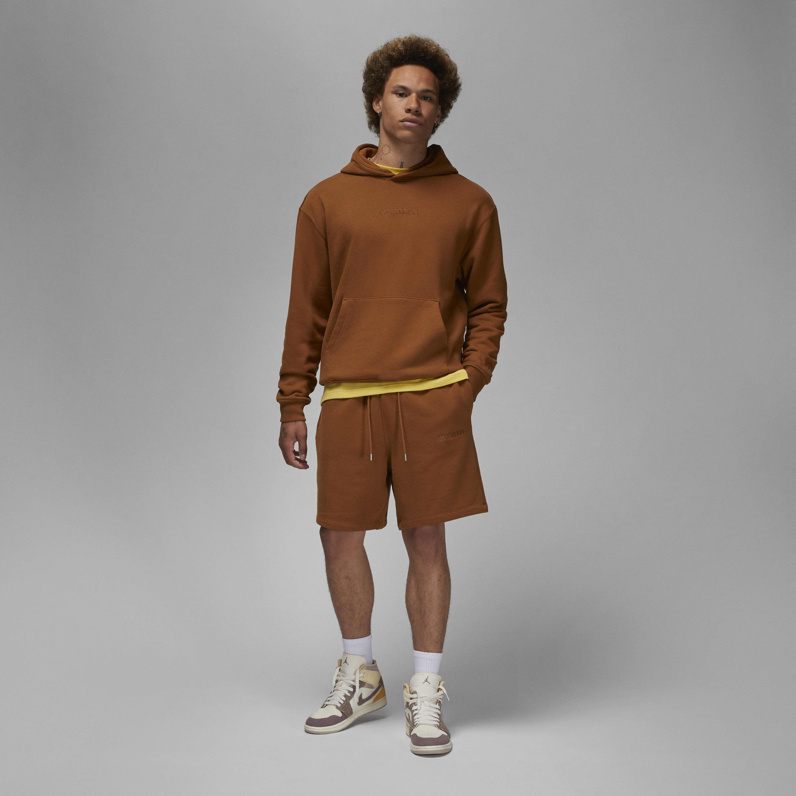 ◆Nike◆ Air Jordan Wordmark Men's Fleece Shorts Buy Air Jordan Wordmark Men's Fleece Shorts - Light British