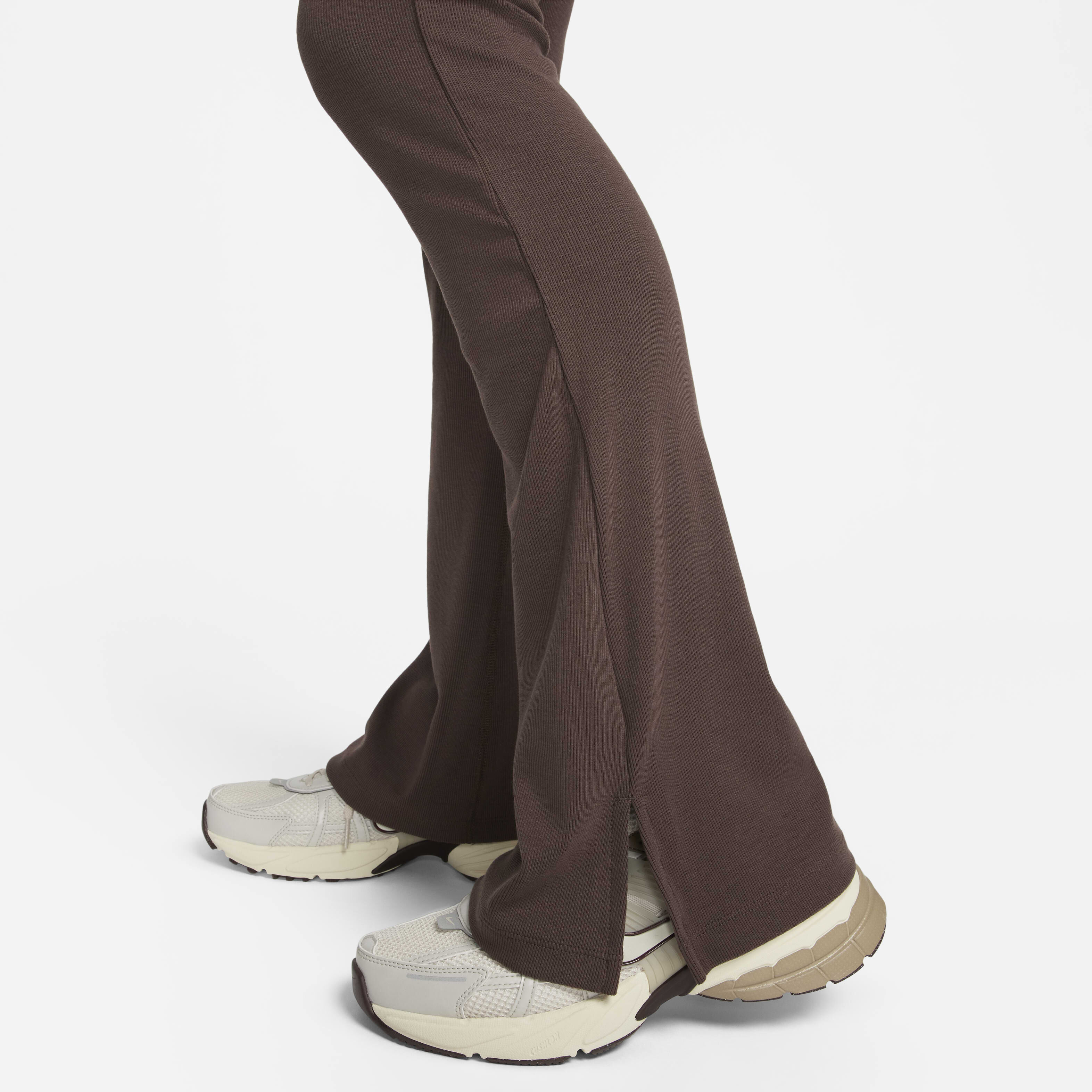 Buy Nike Sportswear Chill Knit Women s Tight Mini Rib Flared Leggings Nike Saudi Official