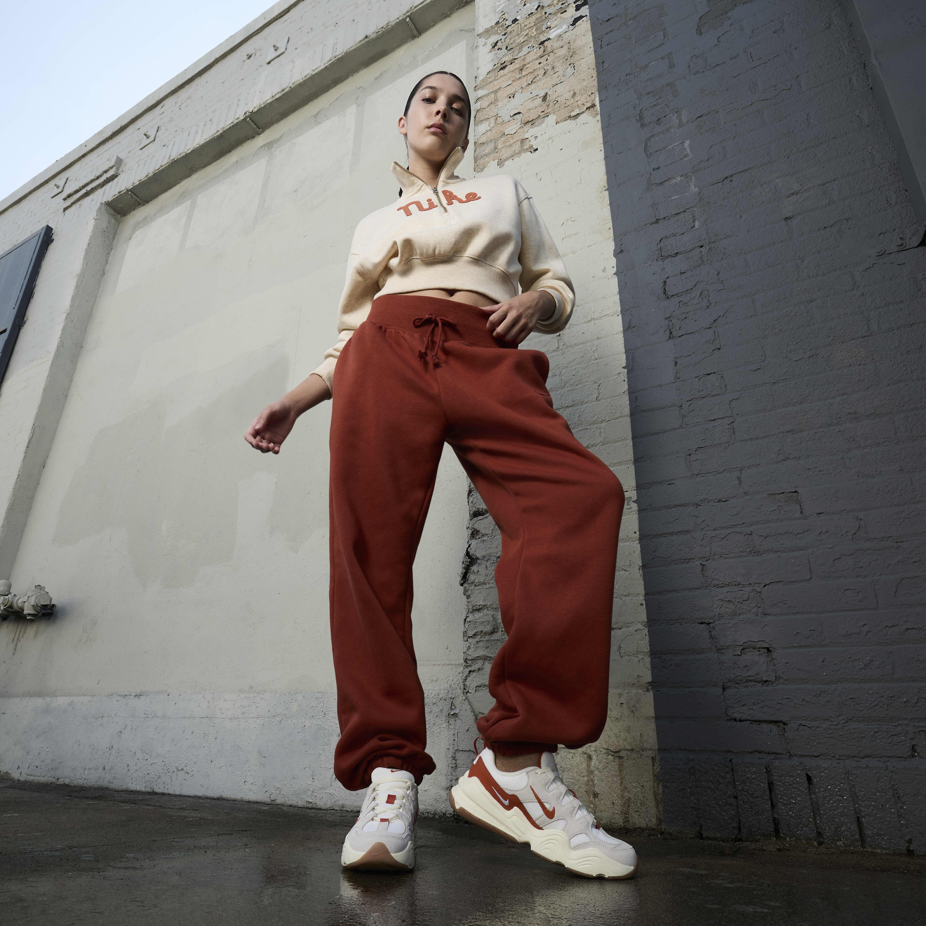 Burgundy nike tech suit sale