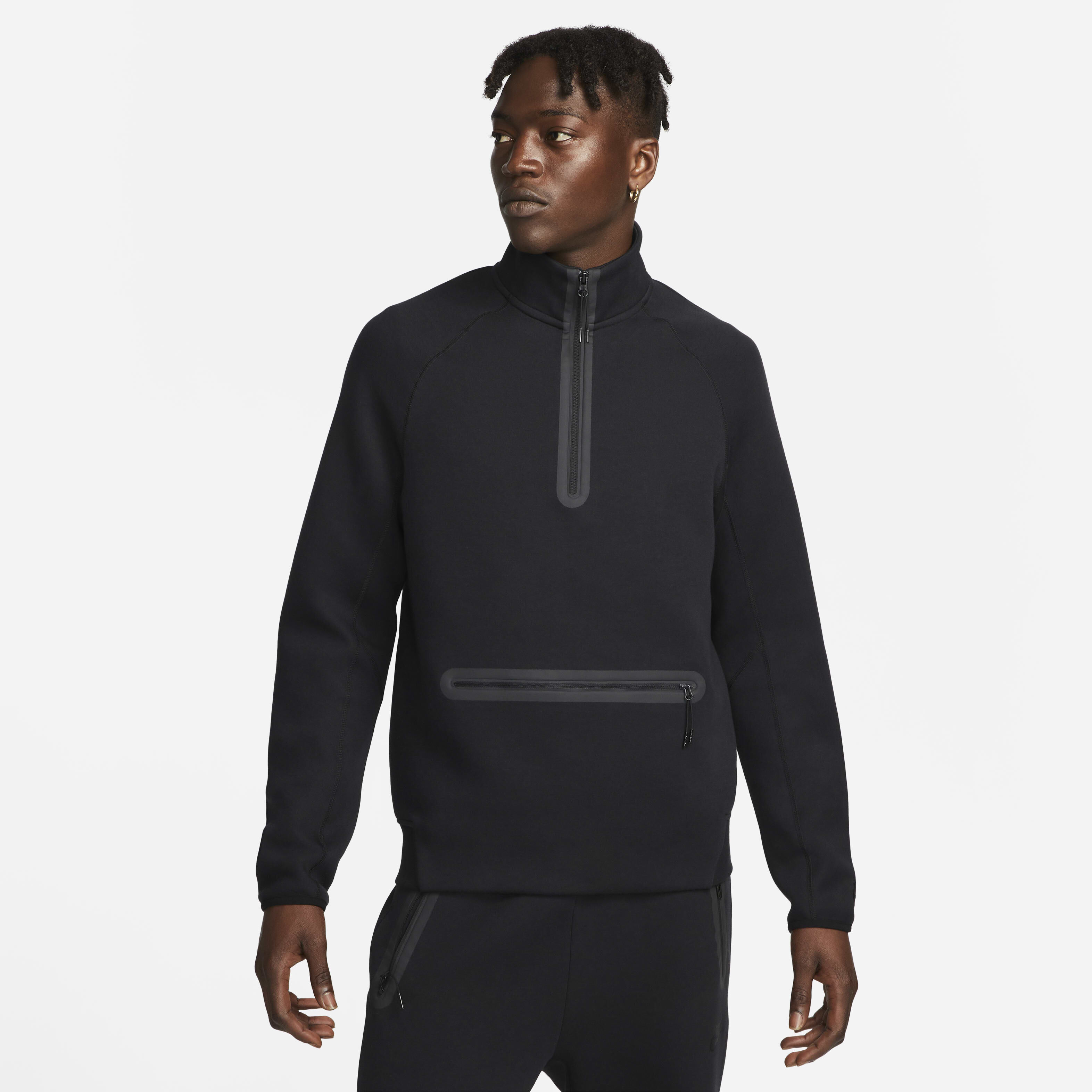 Nike hoodie with high collar store