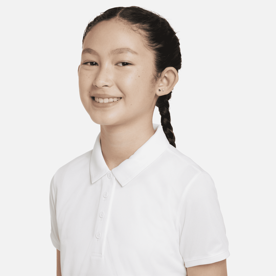Shop Dri FIT Victory Older Kids Girls Golf Polo Nike KSA
