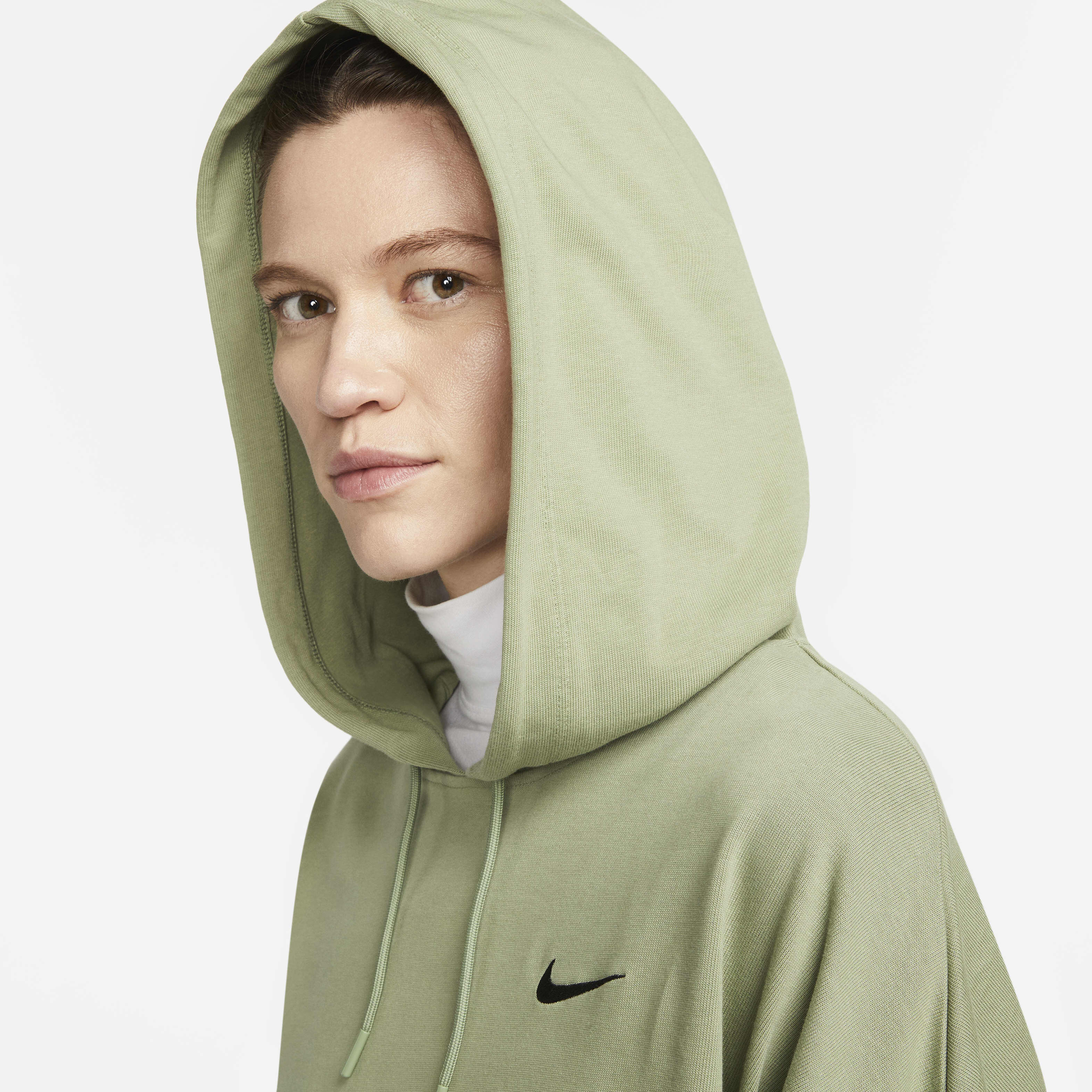Buy Nike Sportswear Women s Oversized Jersey Pullover Hoodie Nike Saudi Official