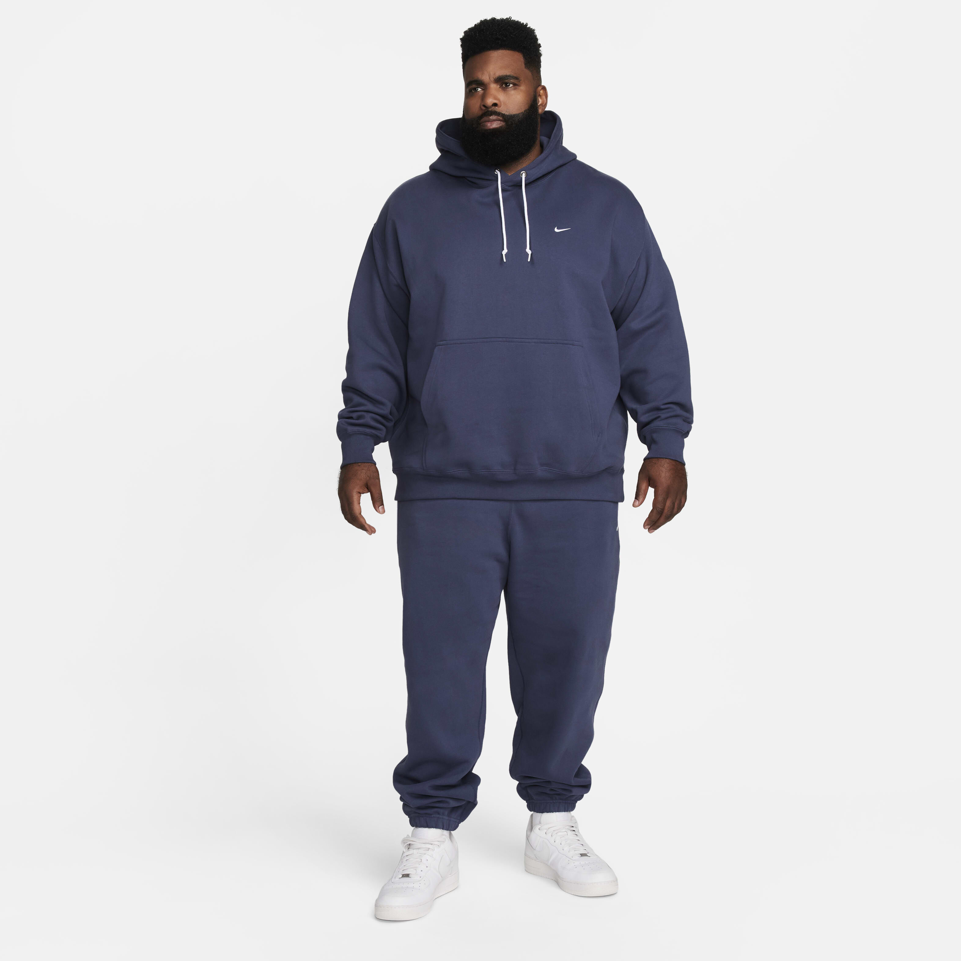 Buy Nike Solo Swoosh Men s Fleece Pullover Hoodie Nike Saudi Official
