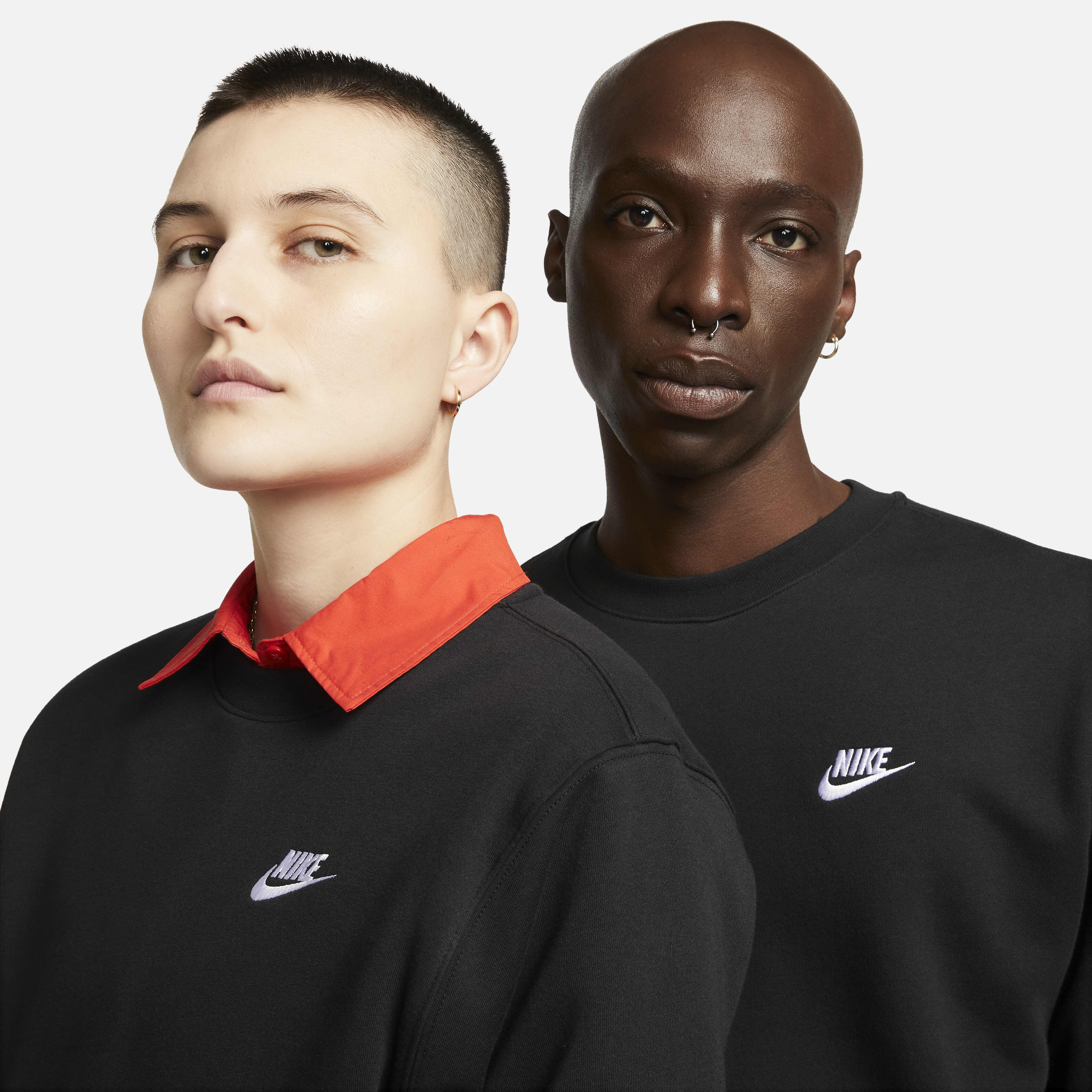 Nike men's team club fleece crew online