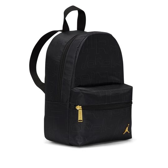 Mini backpack 2025 black and gold