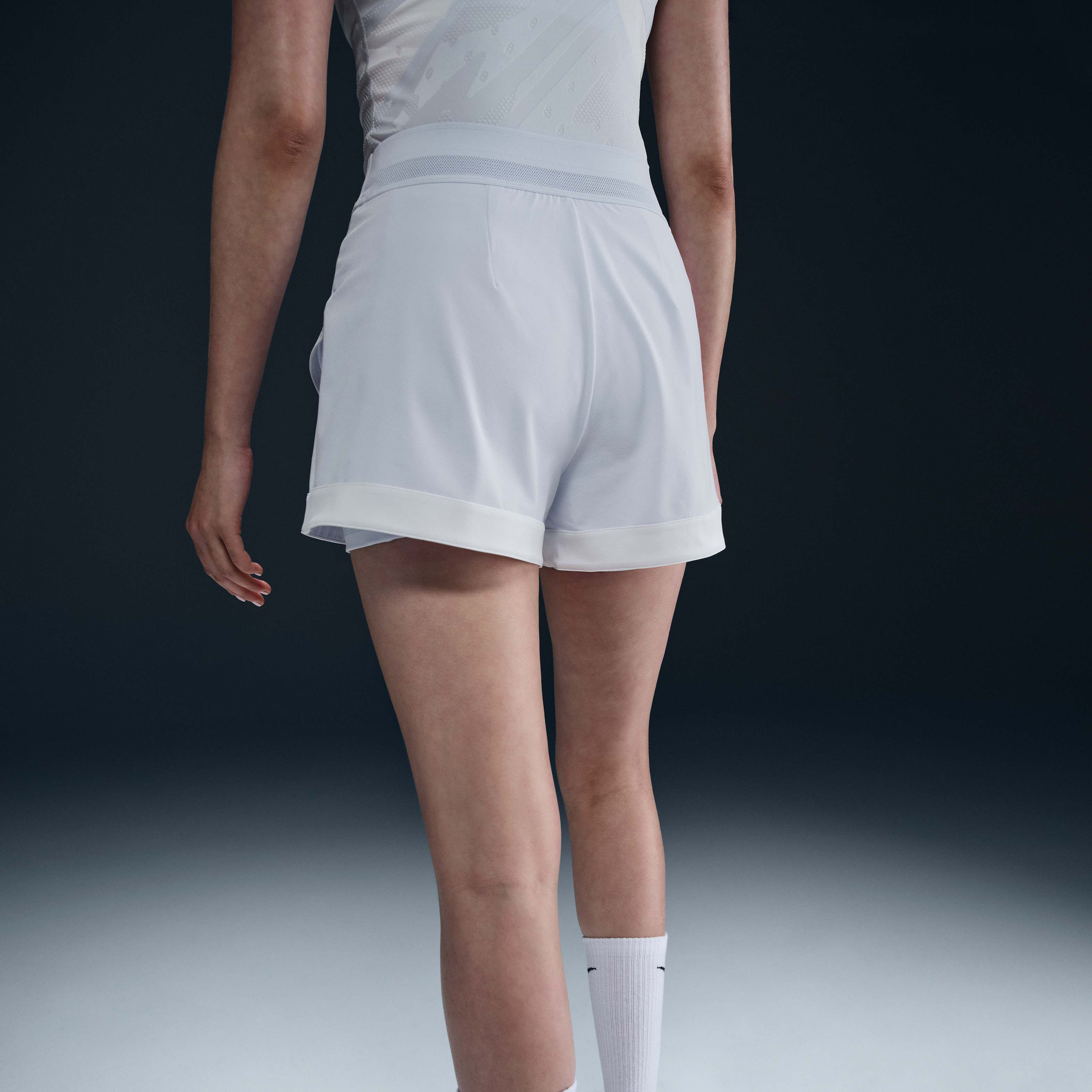 Nike Court Dri-FIT Slam Women's Tennis Shorts - White
